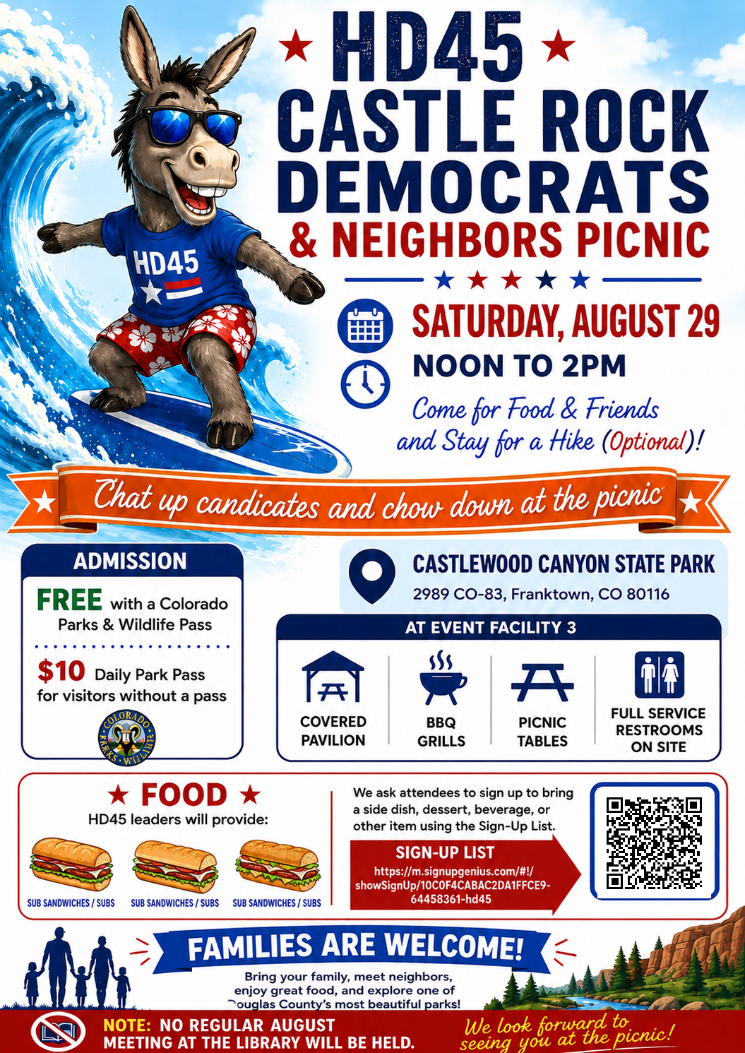 Castle Rock &amp; Pinery Democrats &amp; Neighbors Picnic