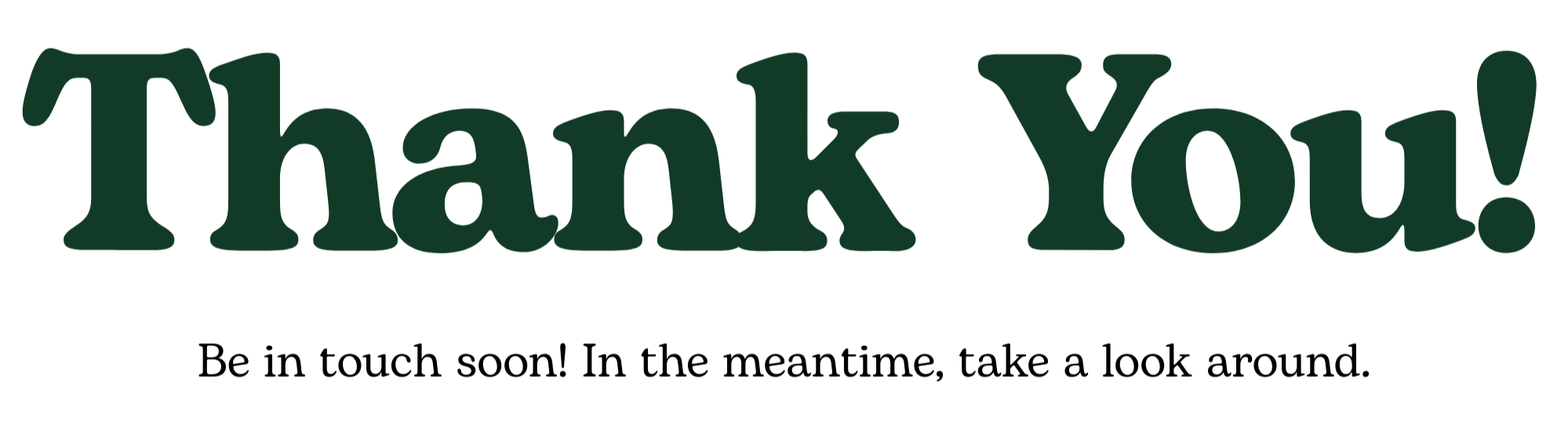 Black text that says 'Thank You!' on a transparent background.