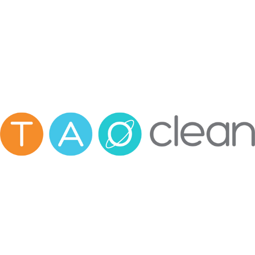 Colorful horizontal logo with circles containing the letters T, A, and O, followed by the word 'deal' in gray. The circles are orange, blue, and teal, respectively.