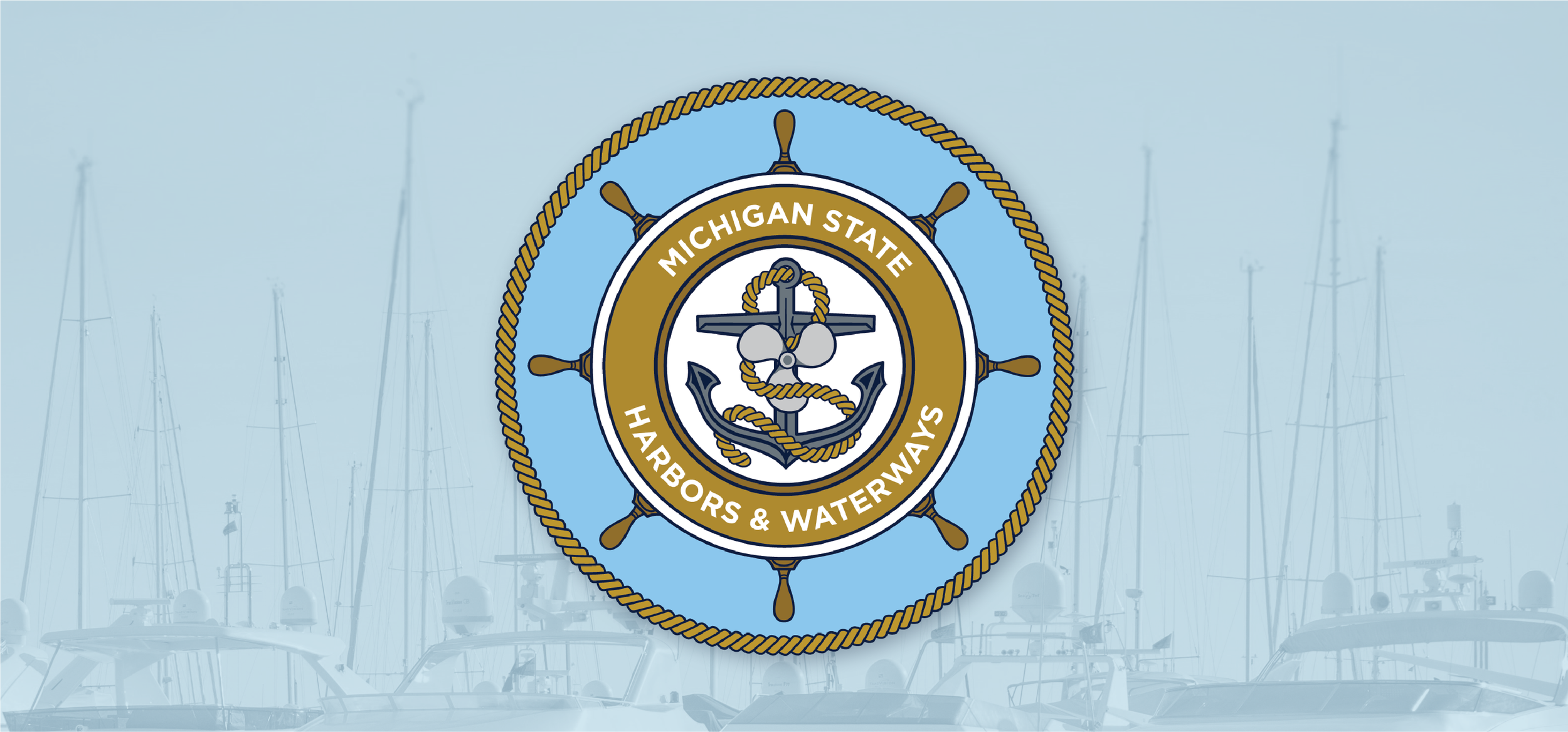 Michigan State Harbors &amp; Waterways Logo Refresh