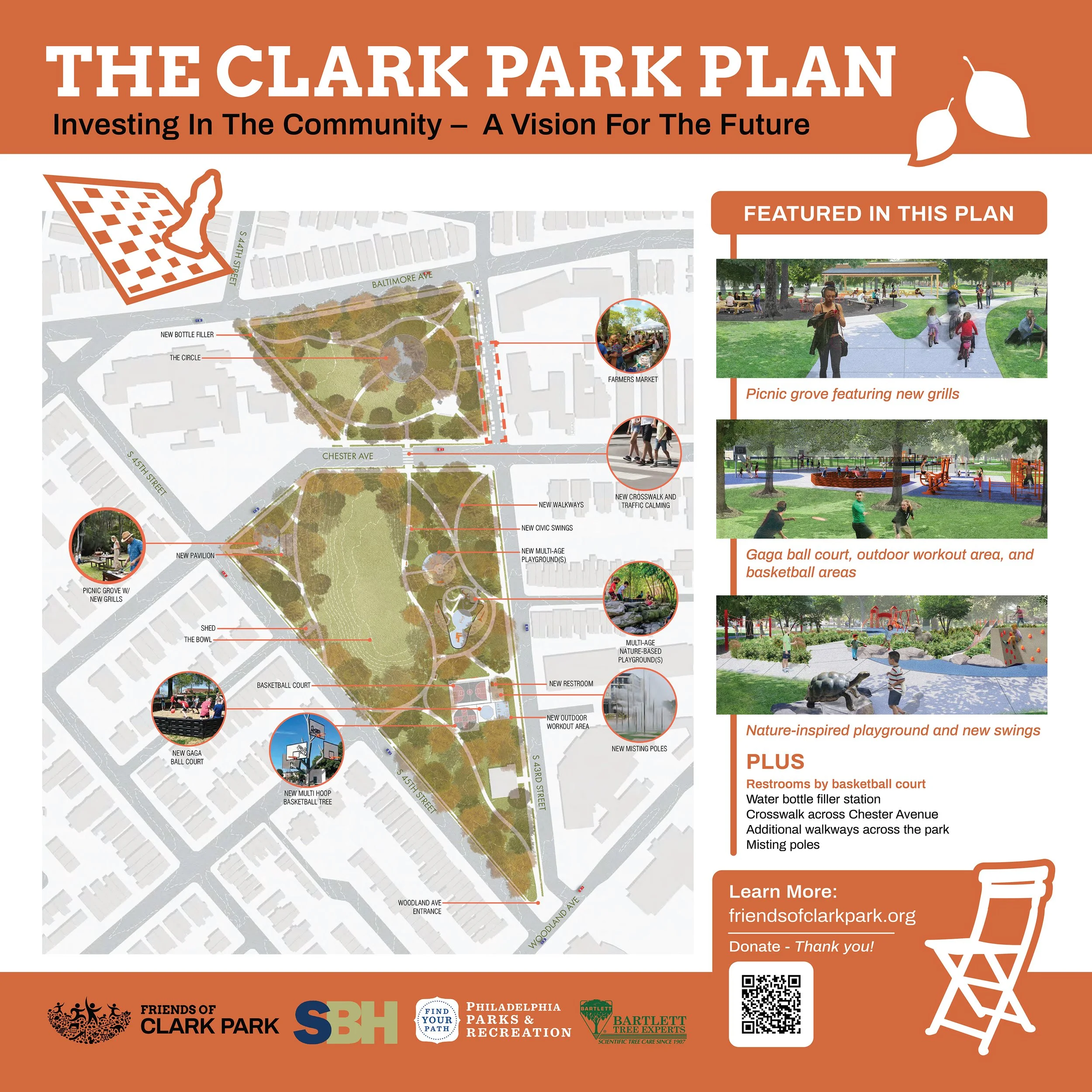 The Plan for Clark Park Poster