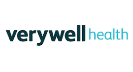 Verywell Health logo with black and teal text