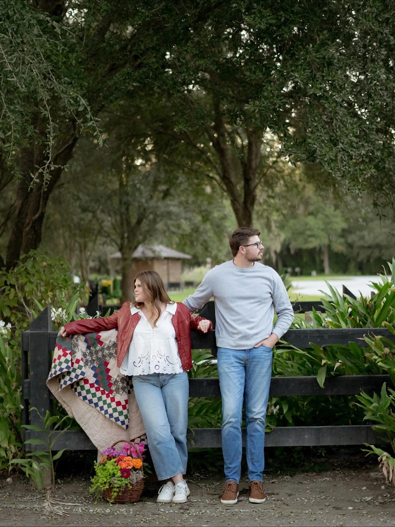 the start of fall, hanging out with elise &amp; landen 🤎💐