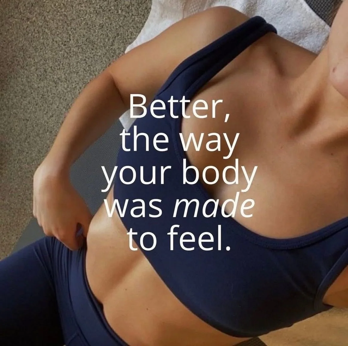 Better

The way your body was meant to feel.

We&rsquo;re done chasing skinny.

We&rsquo;re building strong.

We&rsquo;re balancing hormones.

We&rsquo;re ditching the diet culture BS and tuning into what actually works for real energy, real muscle, 
