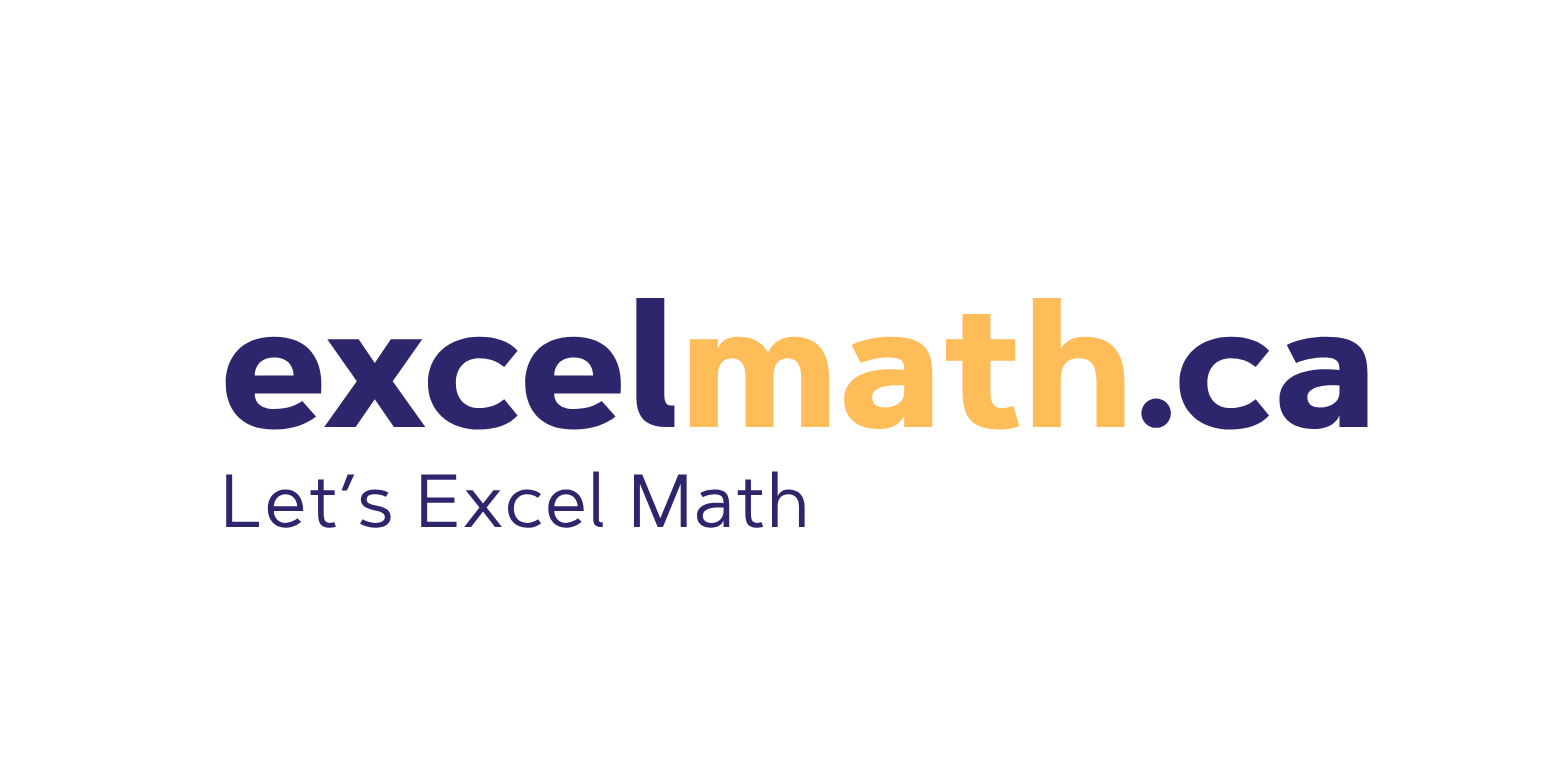 ExcelMath logo in shades of purple, symbolizing mathematics, calculus, and statistics education. Represents a modern, approachable, and professional brand for teaching math and data science concepts online.