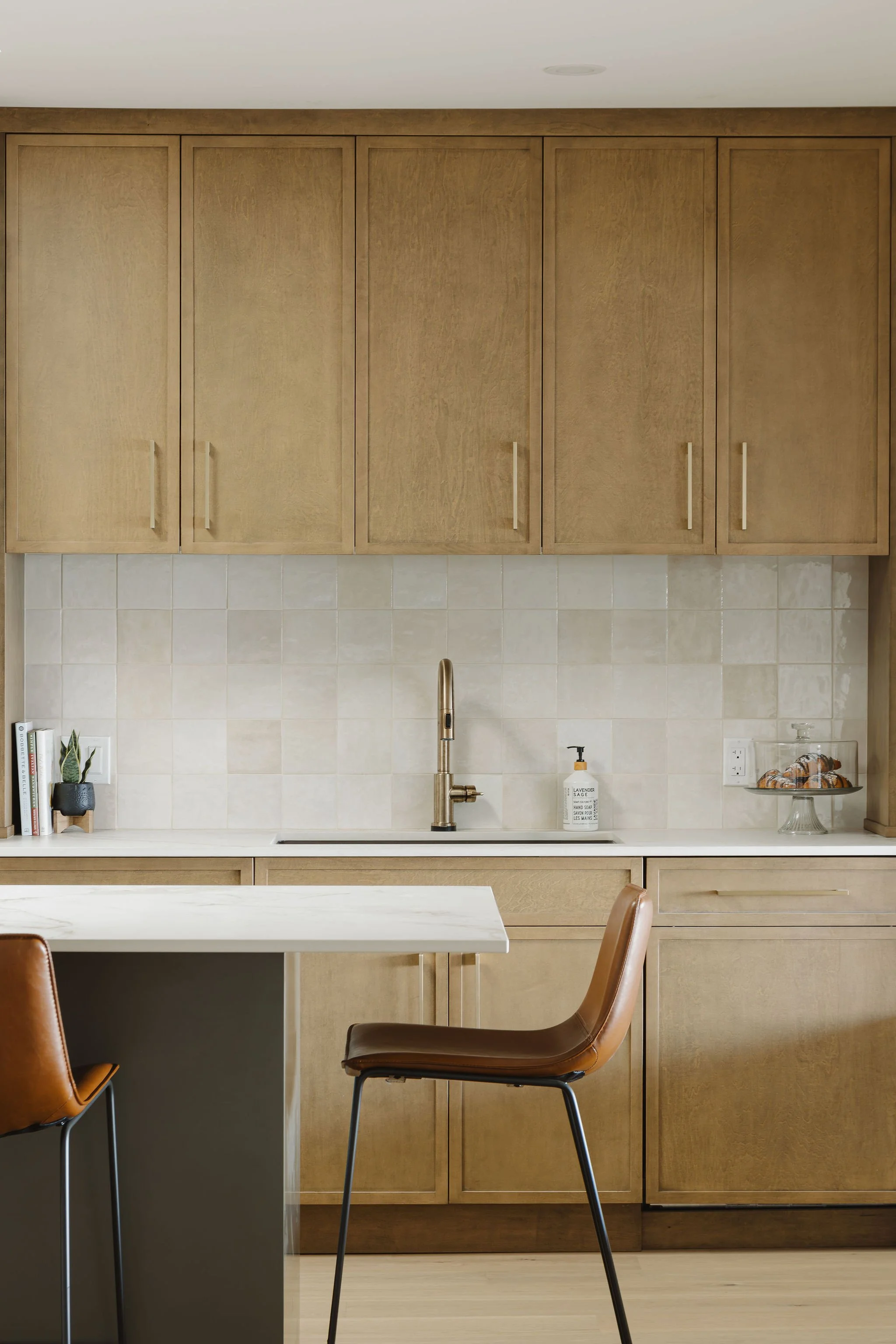 zellige tiled backsplash