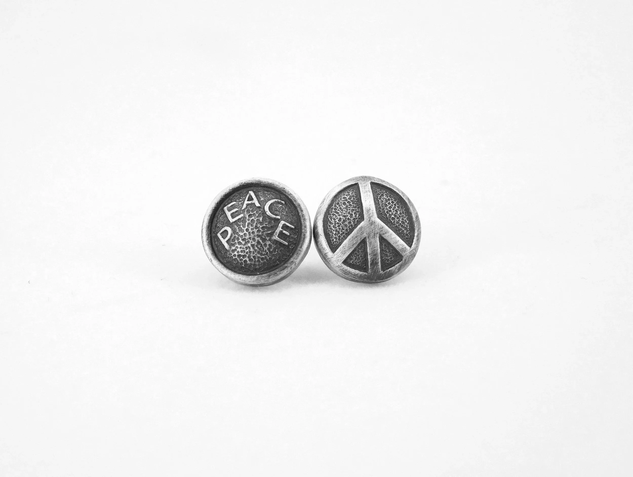 Peace Stud Earrings