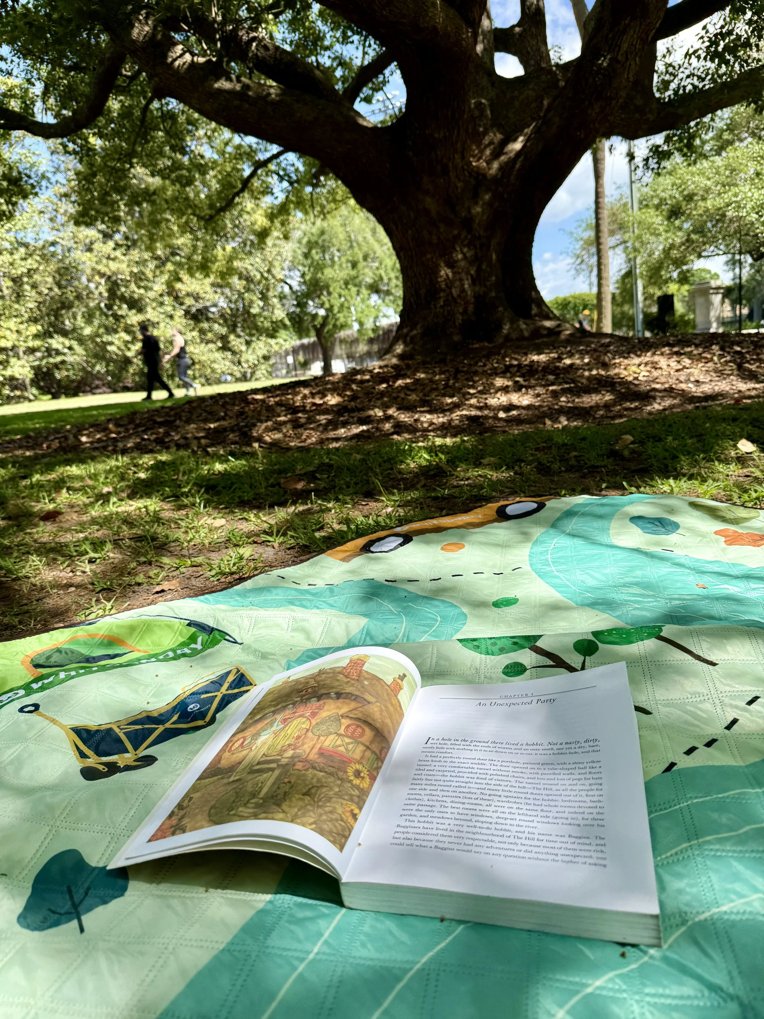 Reading The Hobbit in Hampton Park