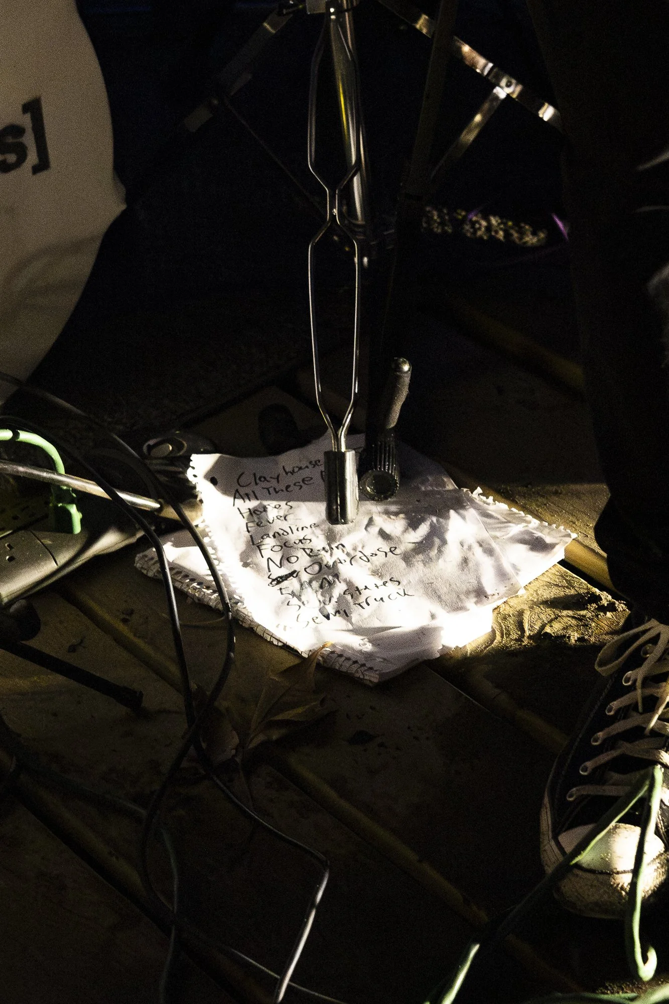 Set list for ClayHouse backyard show in Richmond, VA. 
