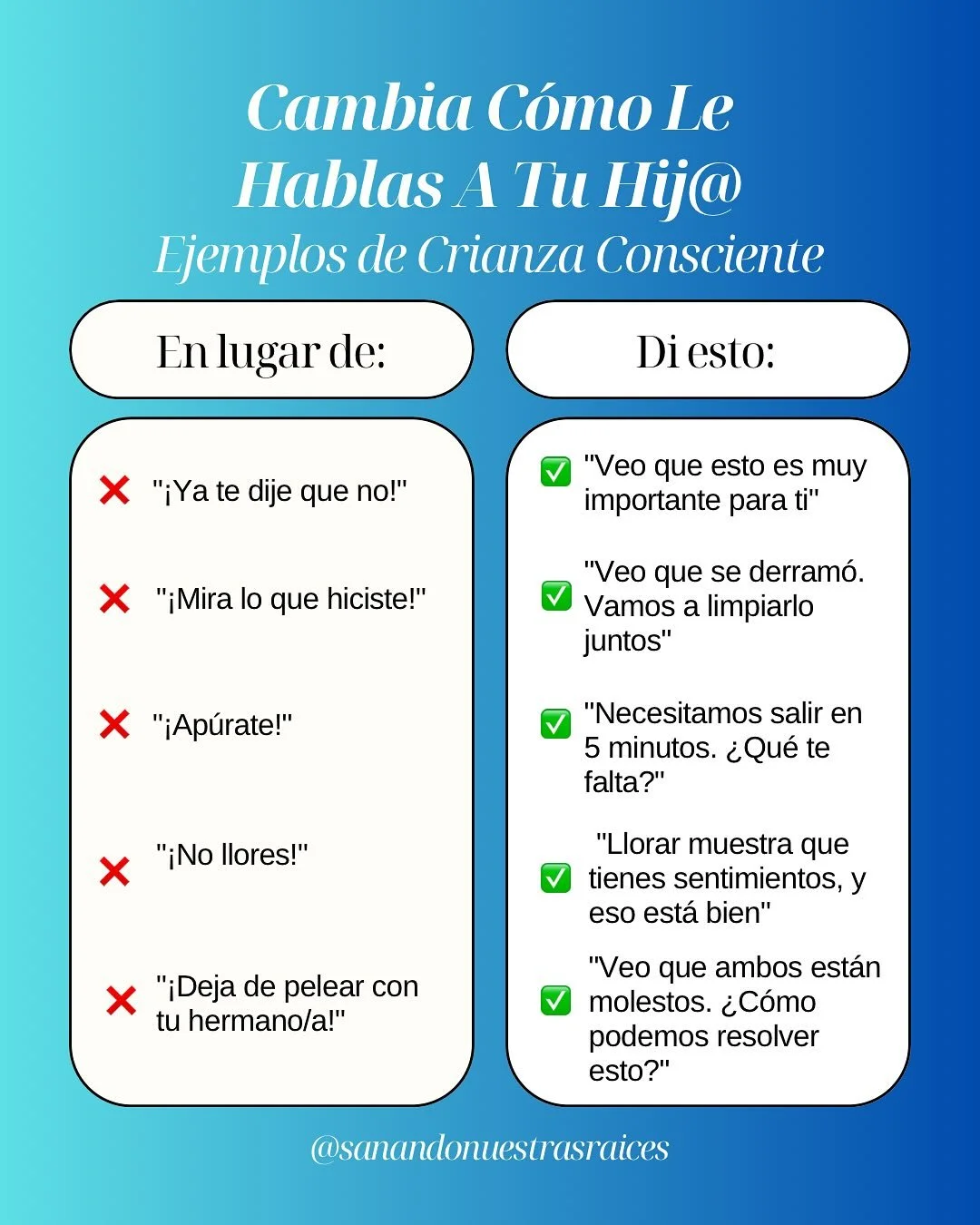 &iquest;Te sucede que a veces le dices algo fuerte a tu hijo/a y despu&eacute;s te sientes mal por lo que le dijiste o por tu tono? A mi tambi&eacute;n.

La crianza consciente no es ser permisivo, es ser emp&aacute;tico mientras establecemos l&iacute