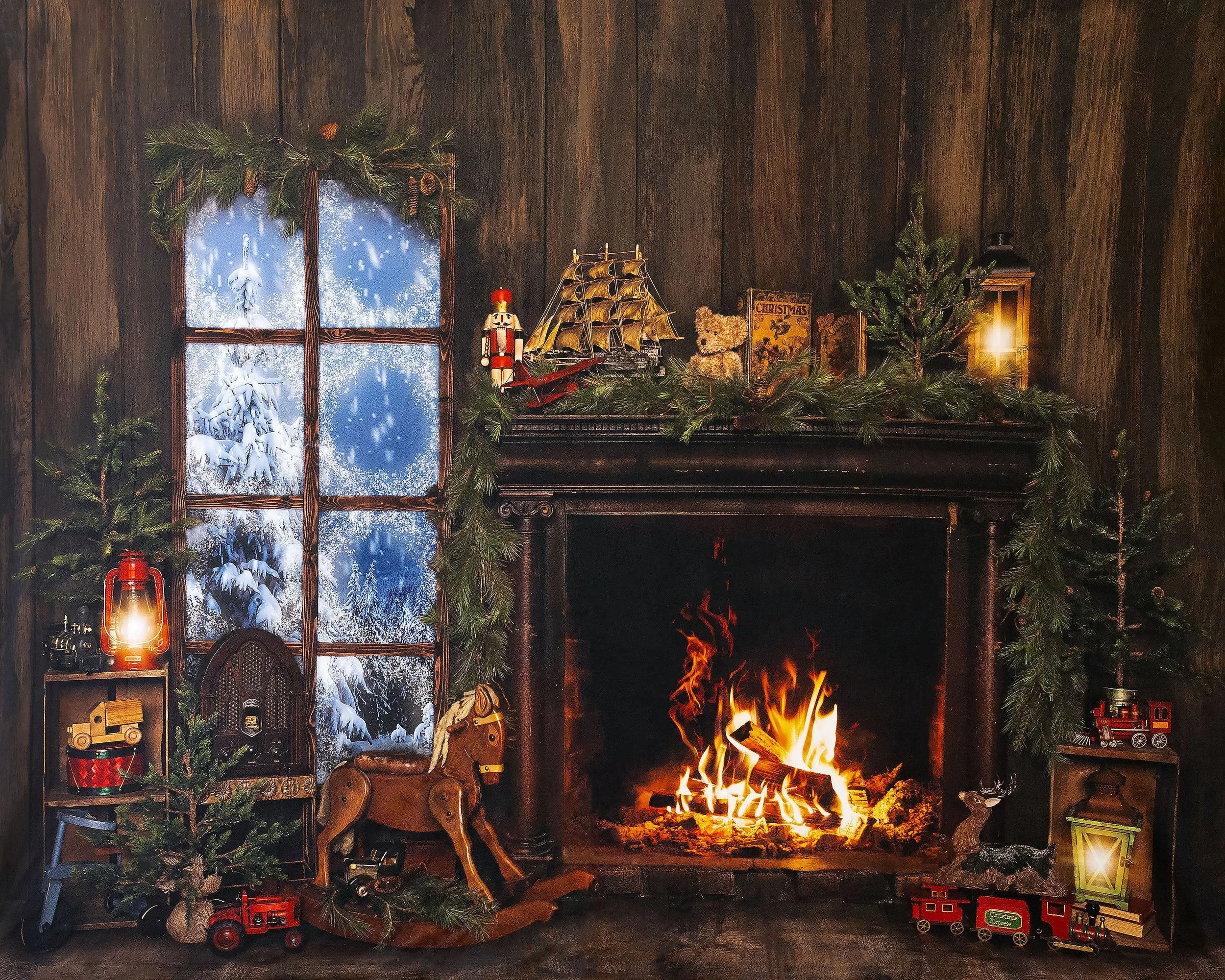 Nostalgic Noel 8ft x 10ft