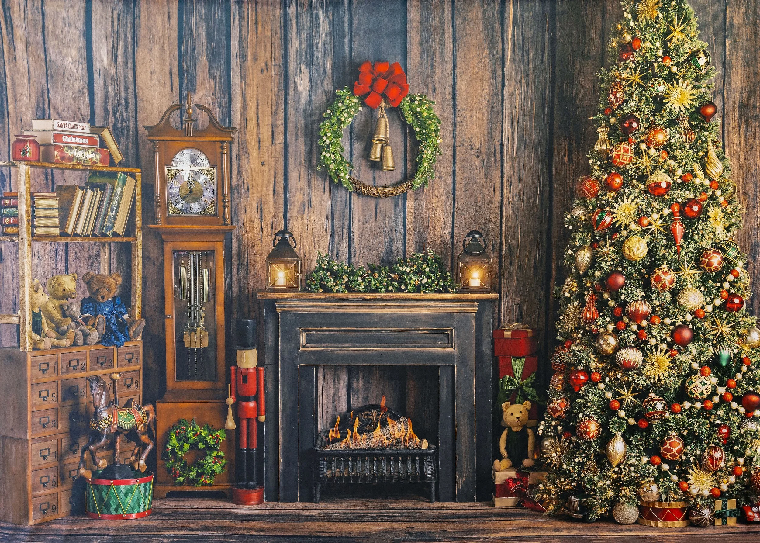 Rustic Christmas Charm 8ft x 12ft
