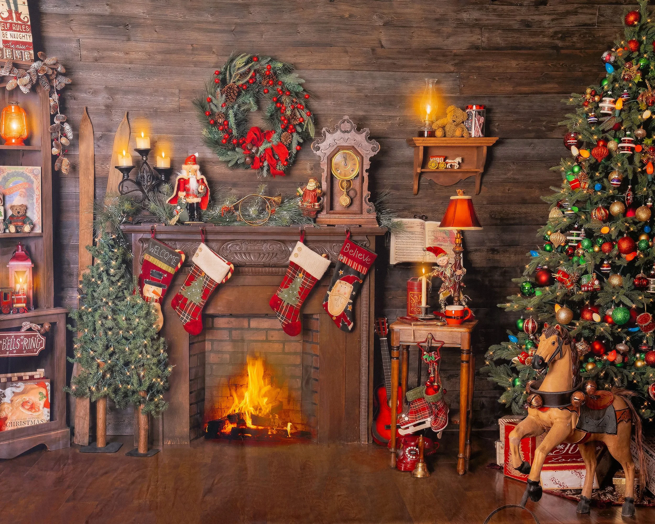 Cozy Christmas Cottage 8ft x 10ft