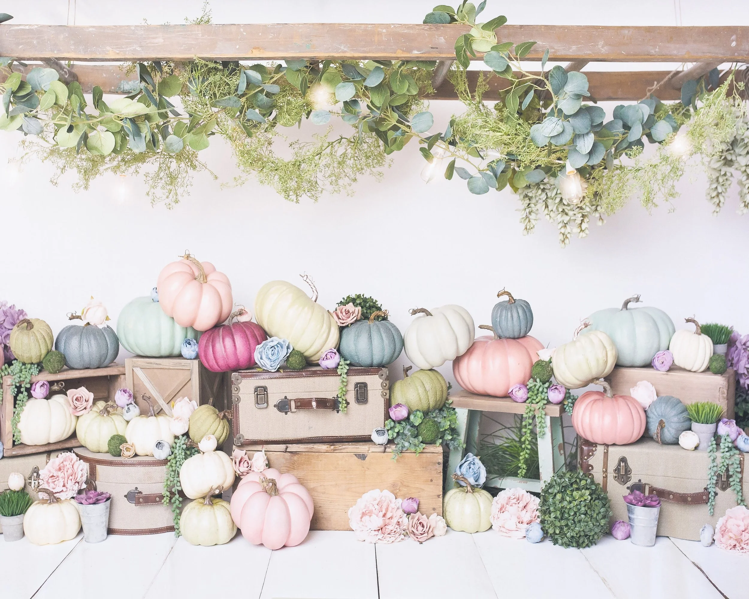 Pastel Pumpkin Patch 60in x 80in