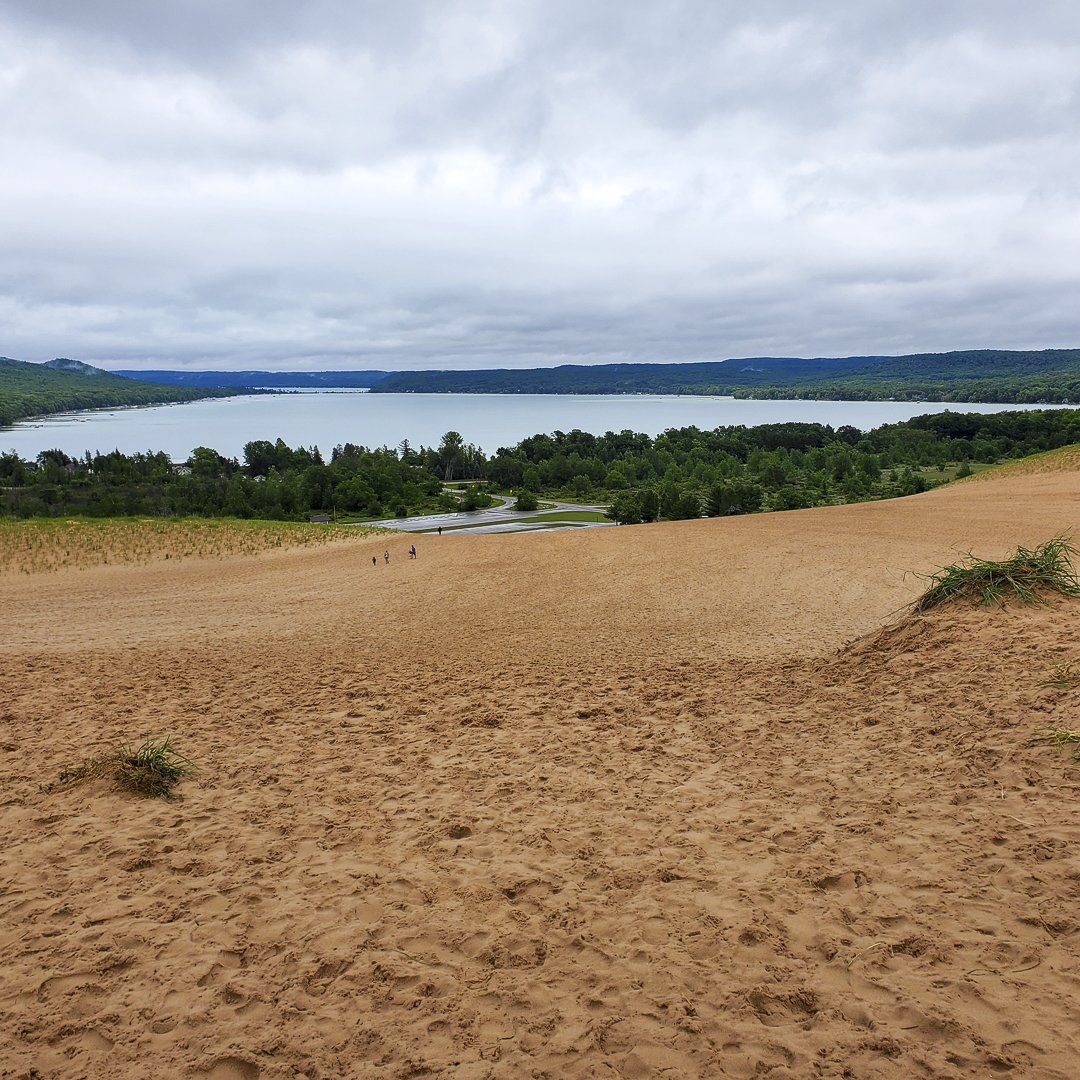 Traversing the sand dunes