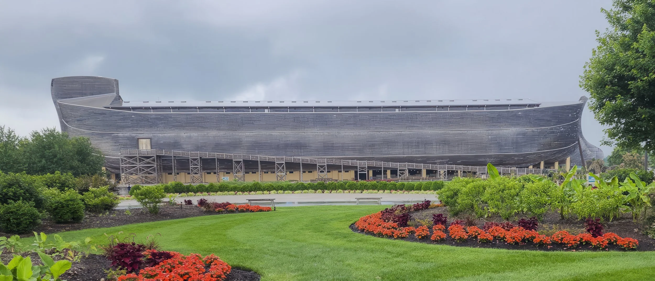 The breath-taking size as you encounter the Ark.