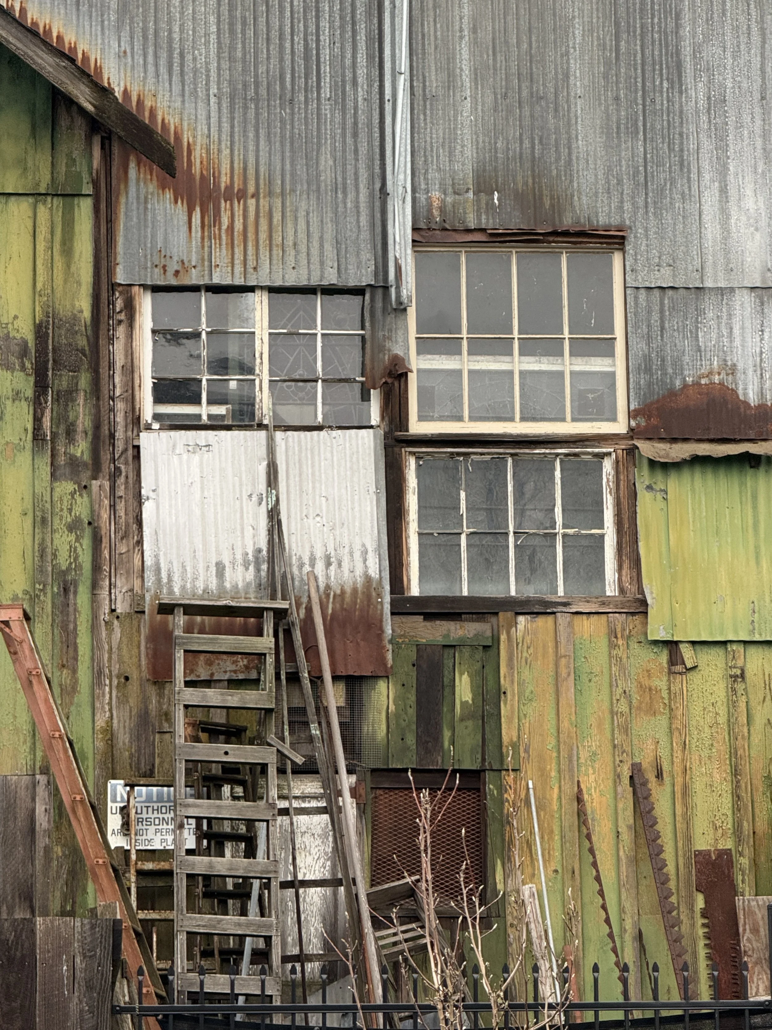 Corrugated and Glass