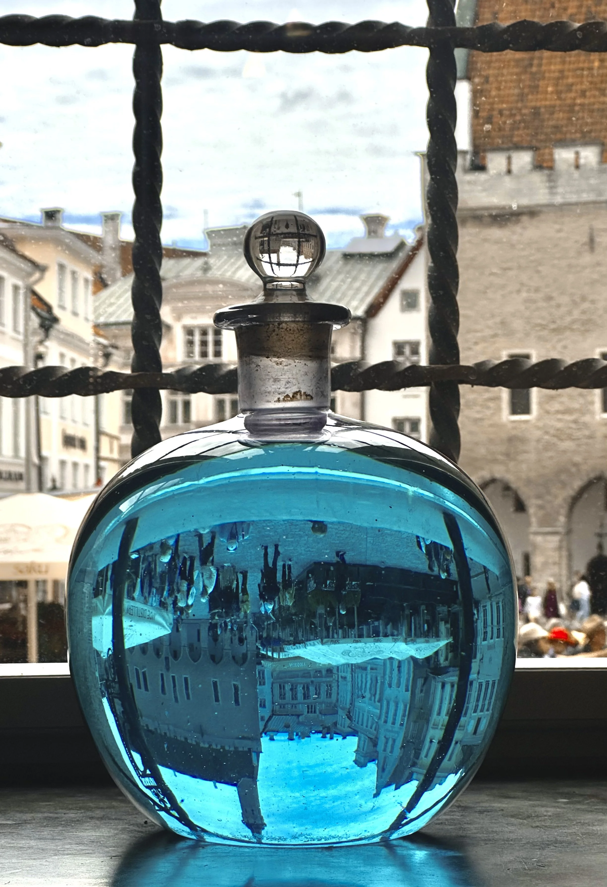 Upside Down in Blue