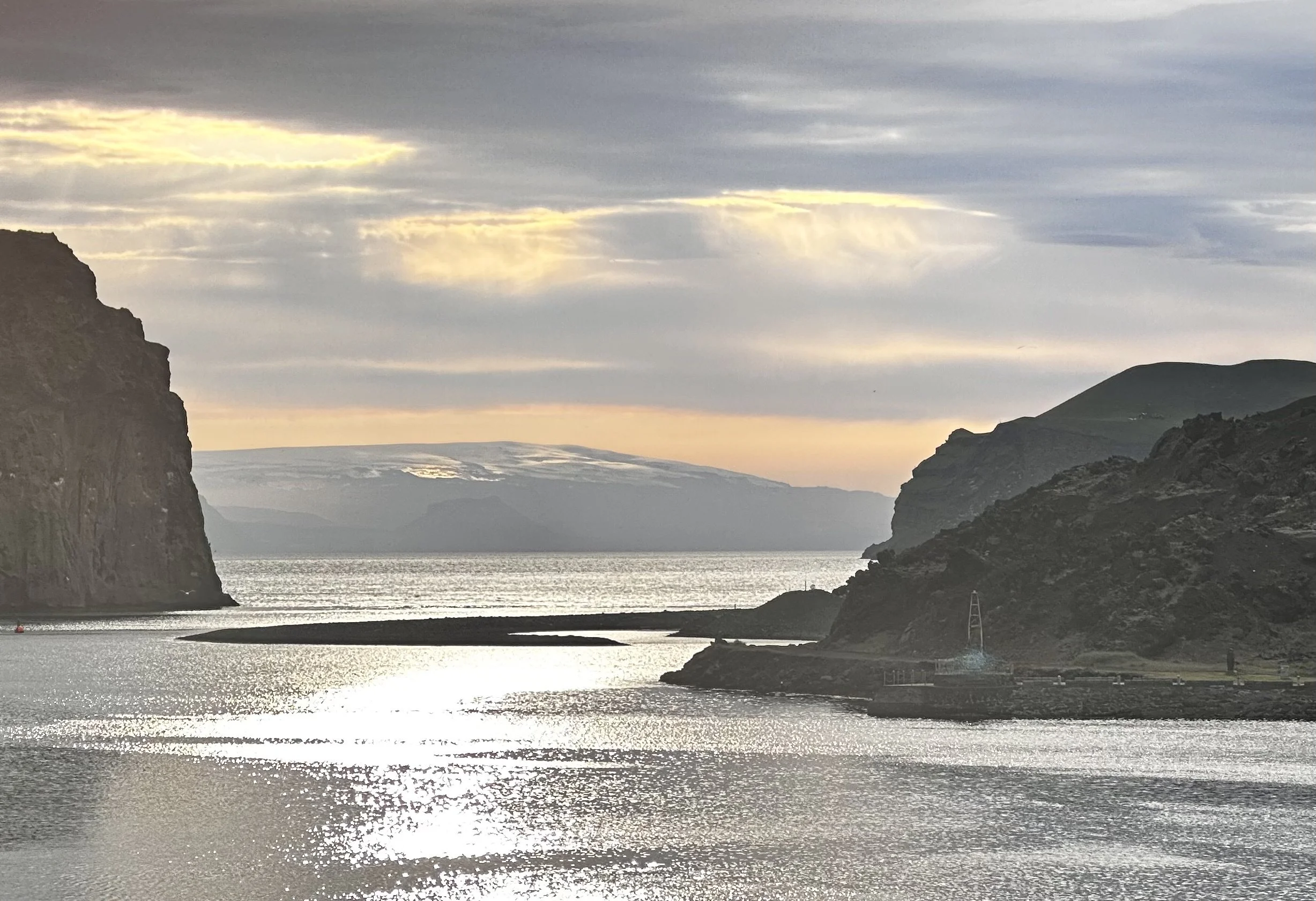 Icelandic Coast in Soft Light