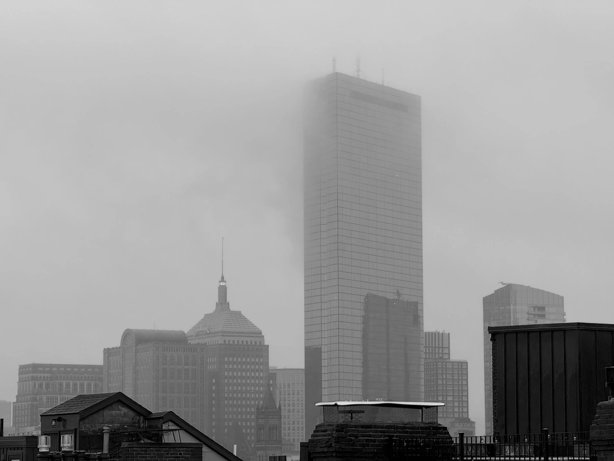 Misty Boston Morning