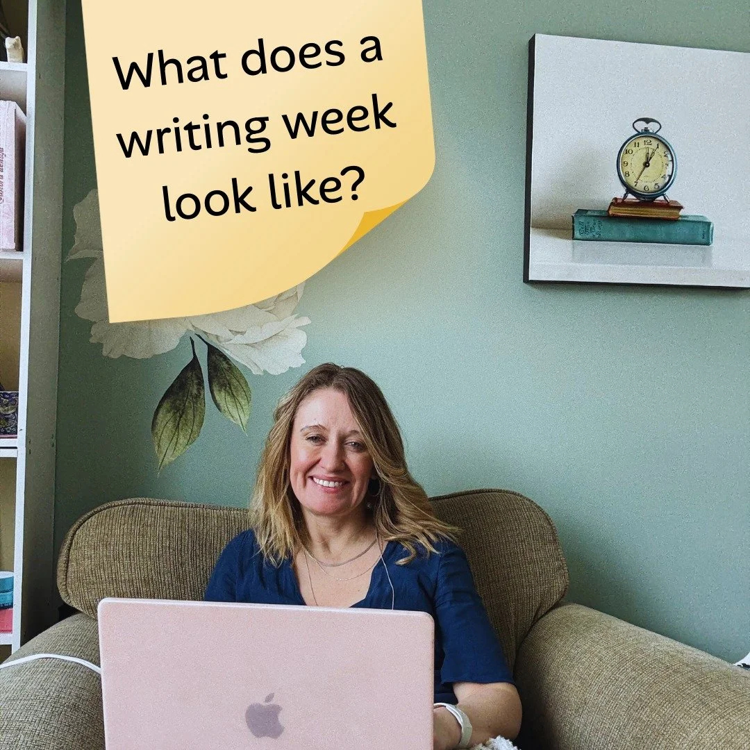 When I was a little girl, I dreamed of being a writer. But I didn't really know what that was, or what that would BE like day to day. 

Something I've learned is that for me, writing a new book can't look like being at the page (or laptop) all day lo