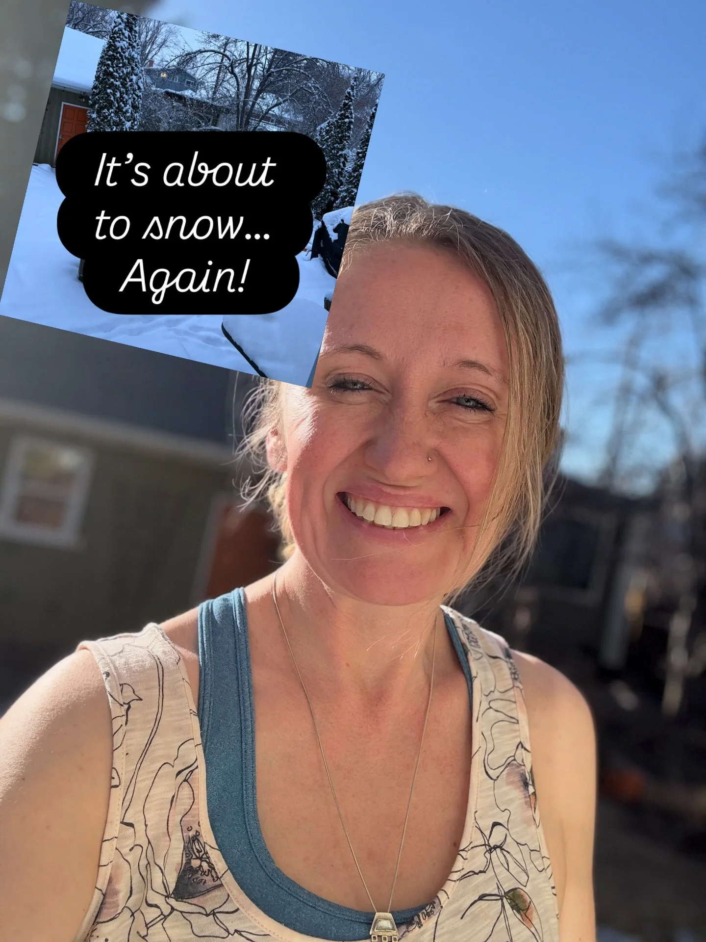 Oh the sun was soooooo glorious yesterday! And the heat! The day before? SNOW. Today? SNOW warning&hellip;

This morning as we returned to &lsquo;threat of snow&rsquo; I started thinking about how much a writing day can feel like this silly April wea