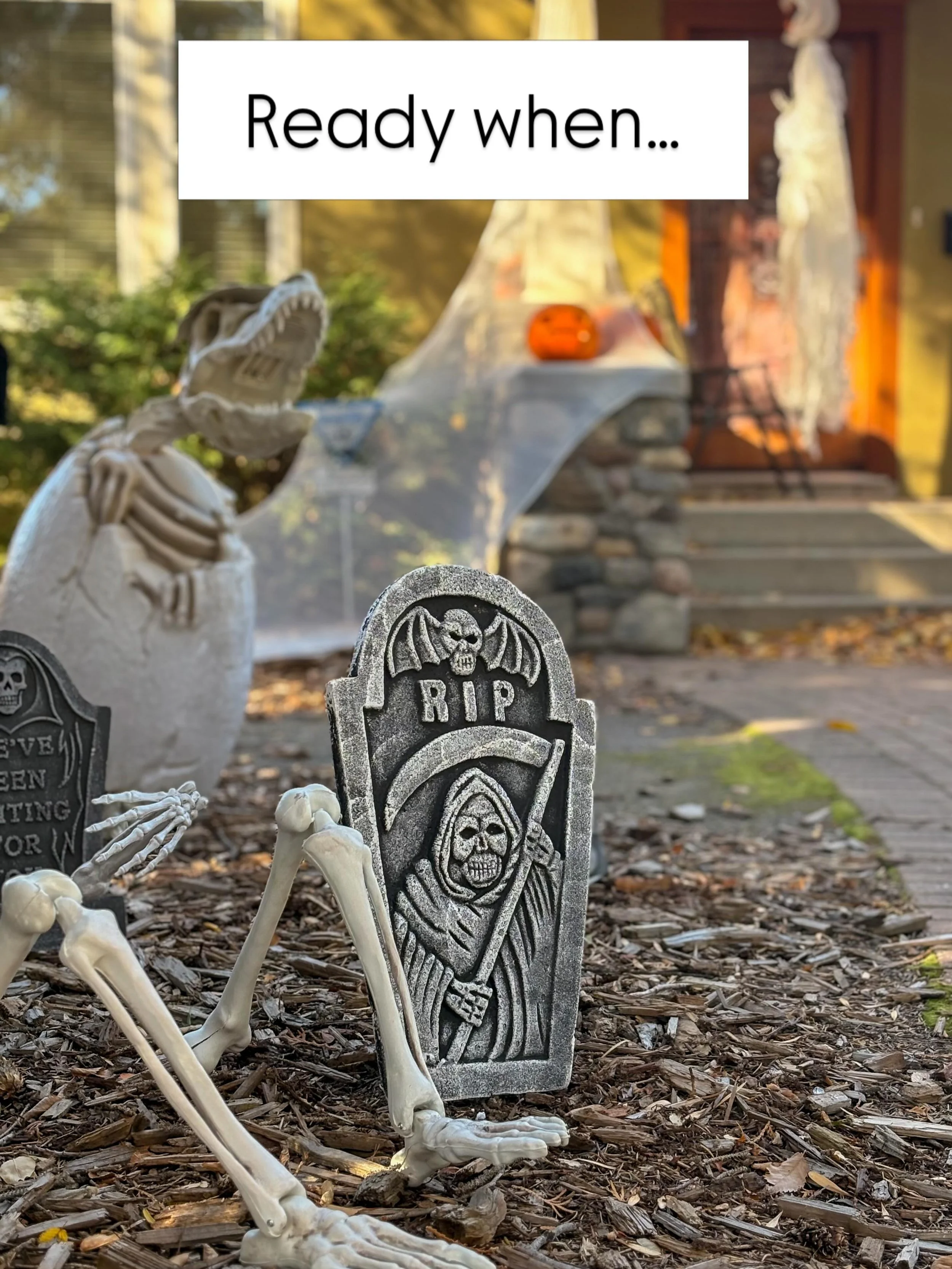 Spooky stories in the little free library and spooky stories around the supper table 💕🎃🎃🎃