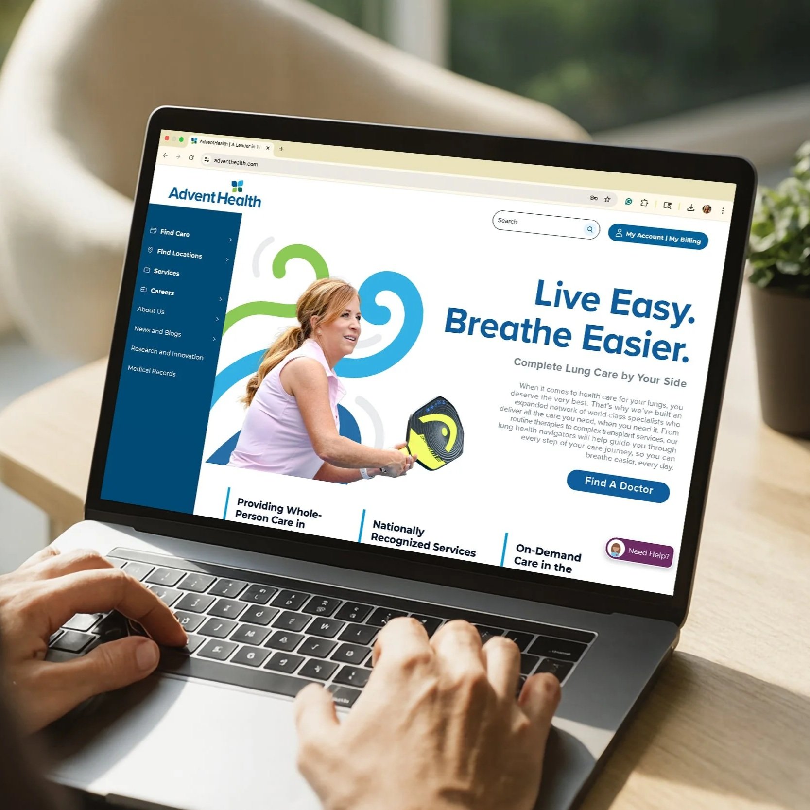 Live Easy. Breathe Easier. Campaign