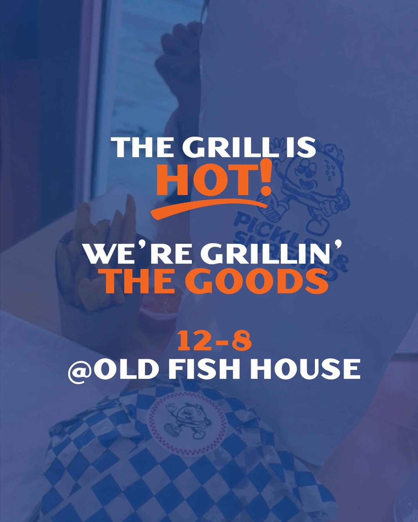 The grill is hot and we&rsquo;re grillin&rsquo; the goods 😮&zwj;🔥

Catch us 12&ndash;8 today @ Old Fish House.
Come hungry.