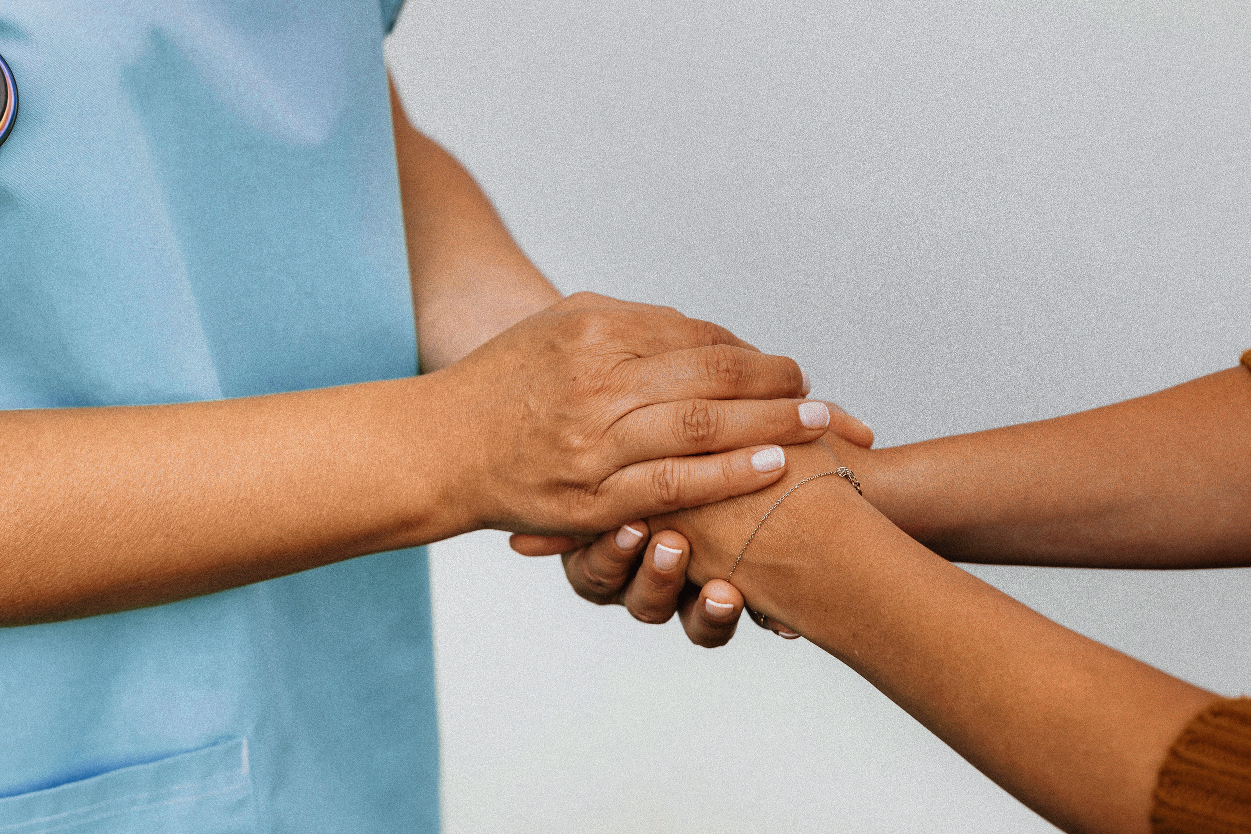 RapiDr Weight Loss from $299 a month. Patients holding hands
