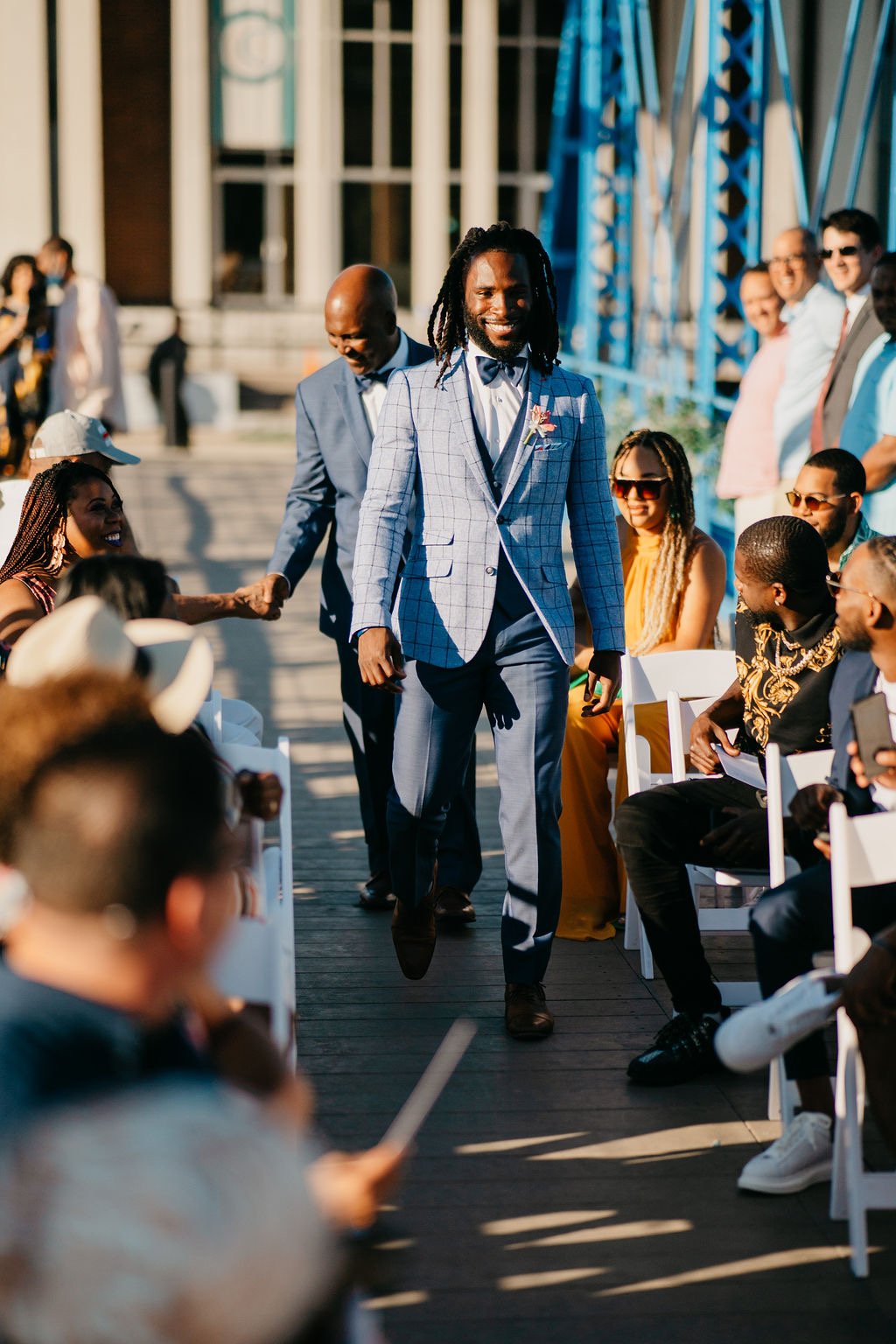 Wedding on the Magnolia Bridge in New Orleans, LA