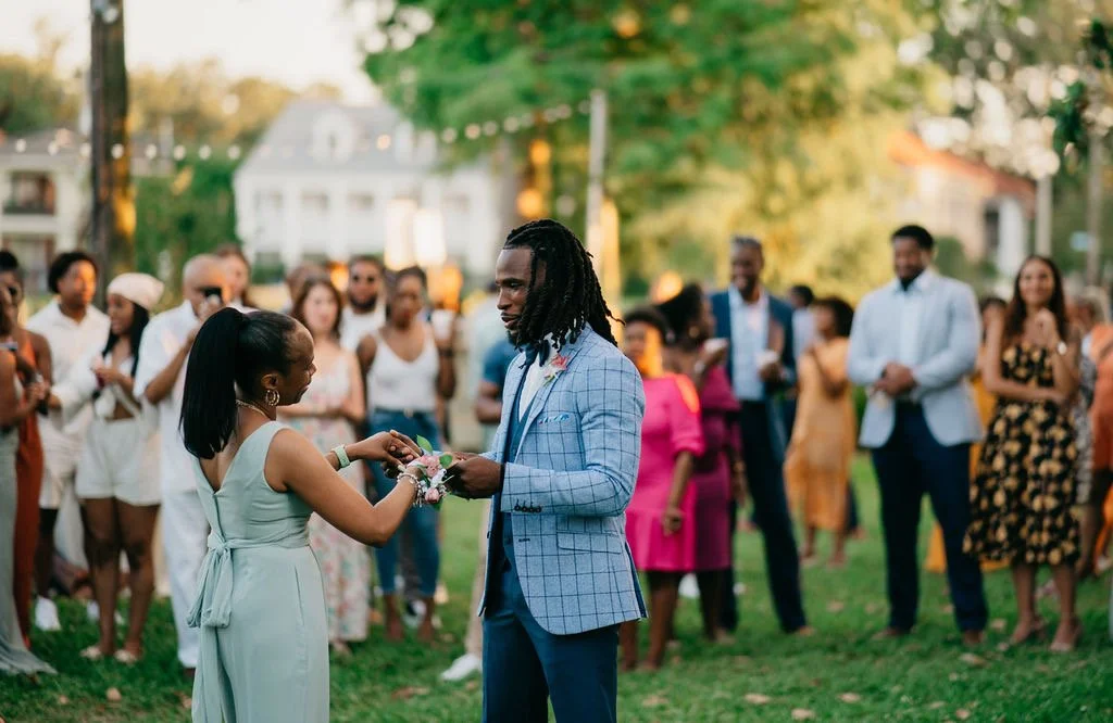 Wedding reception at the Pitot House in New Orleans, LA