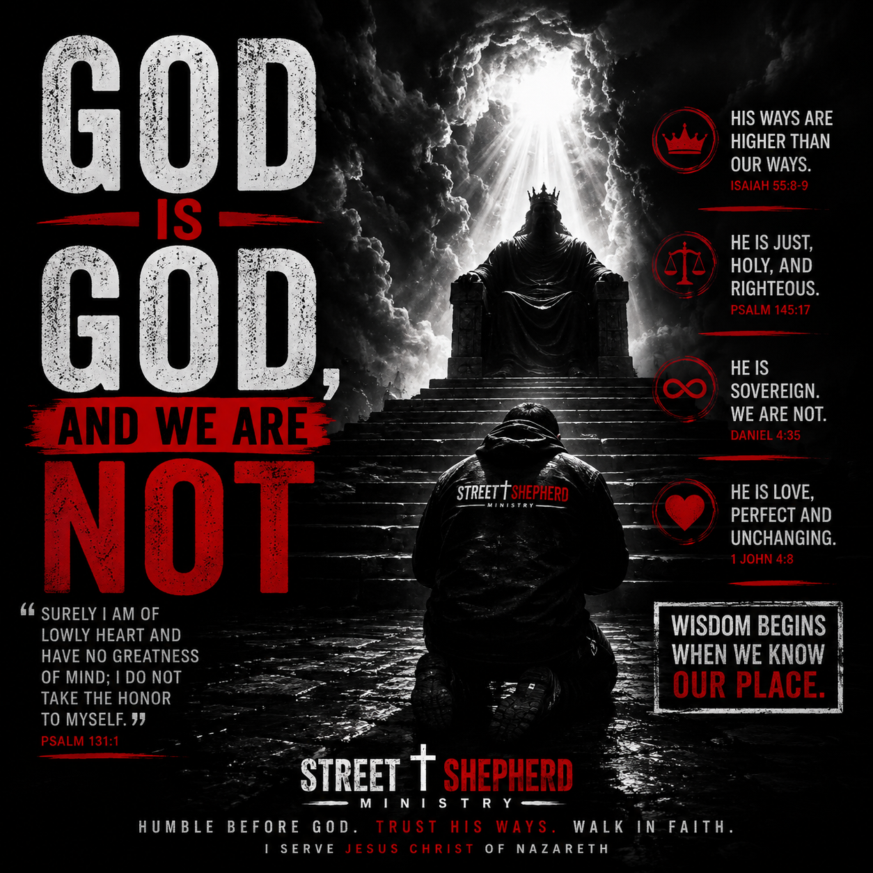 God Is God, and We Are Not