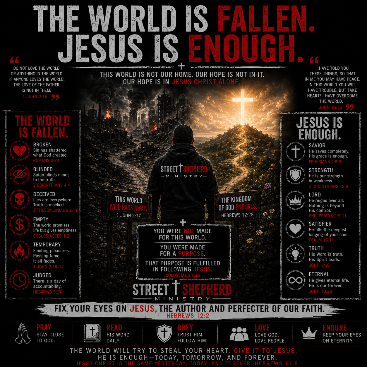 The World Is Fallen. Jesus Is Enough.
