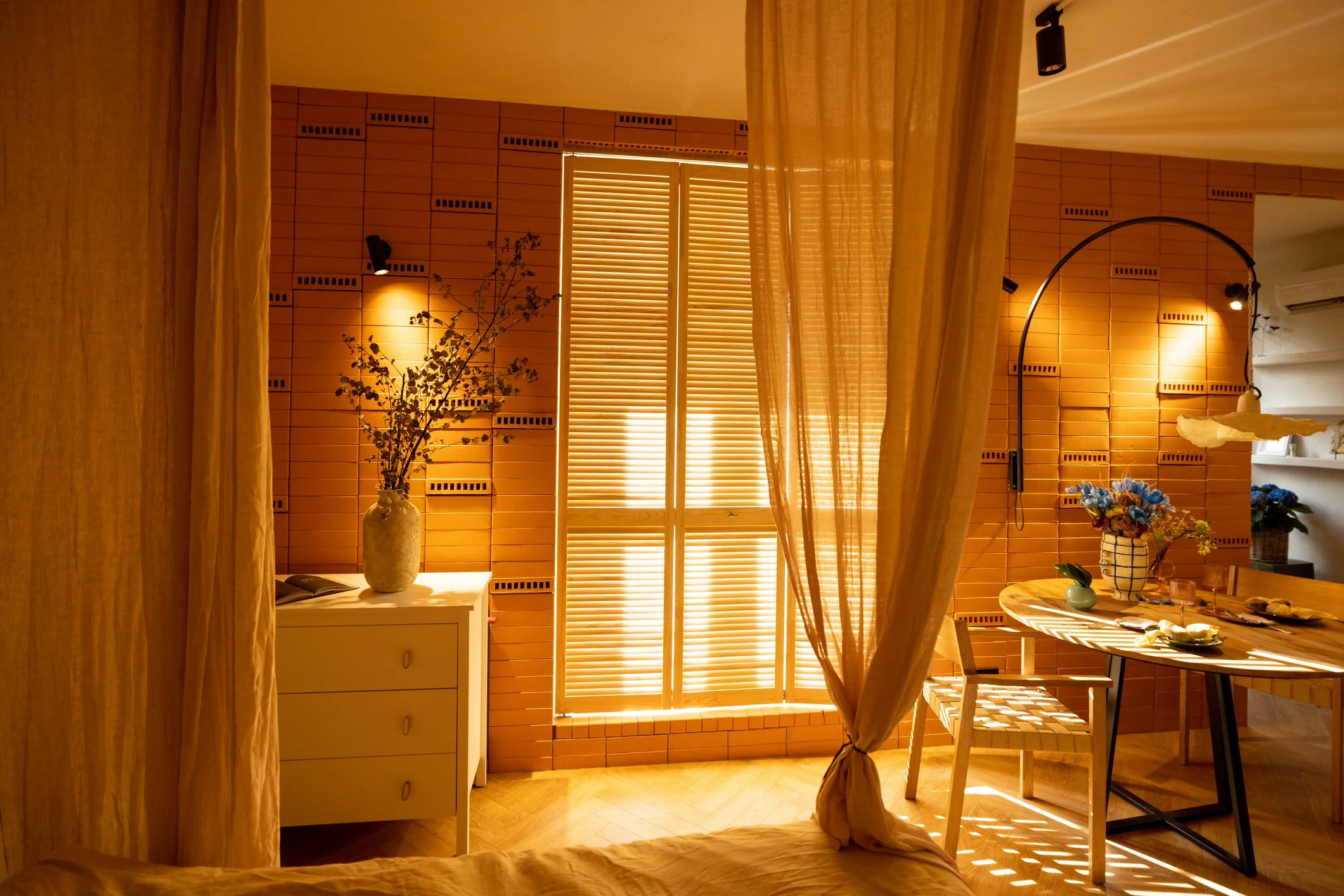 Luxury short-term rental interior managed by Luar Properties in Houston
