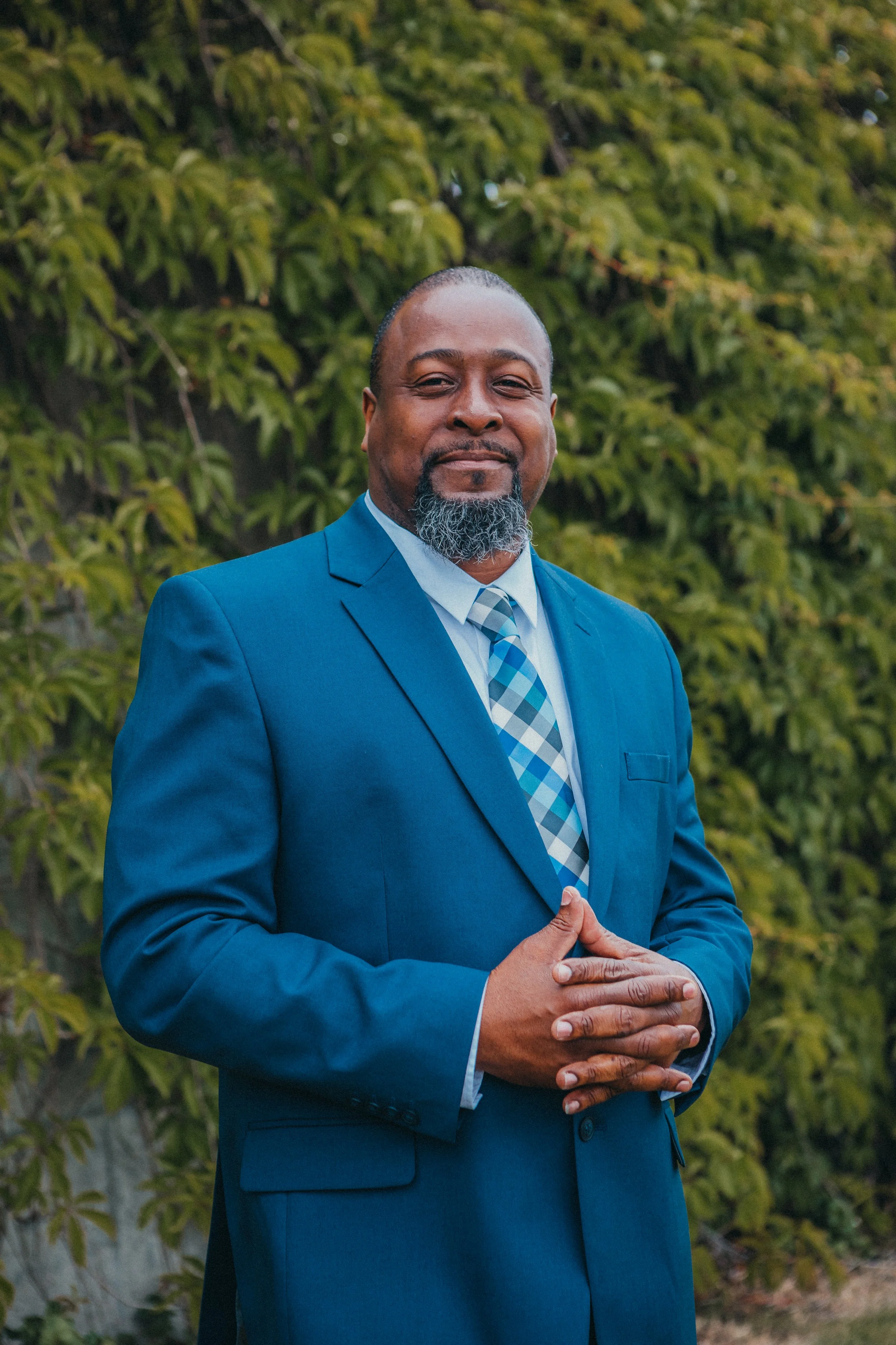 A Black Man in a suit