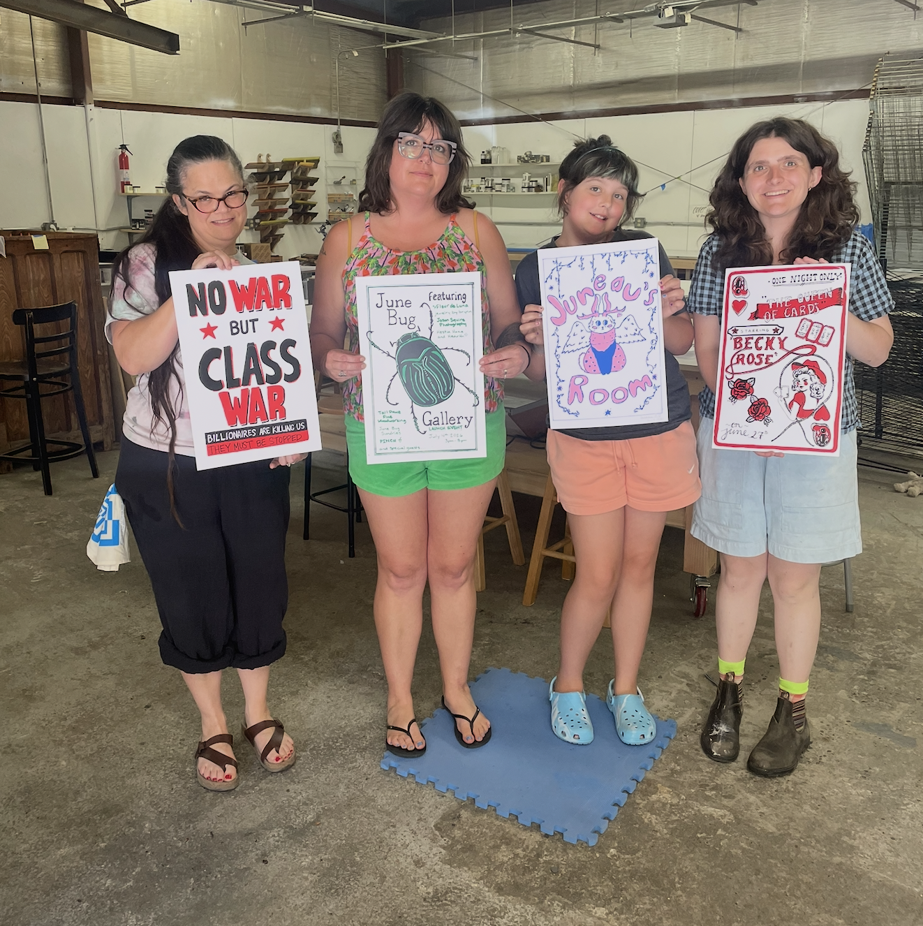 Two Color Screen Printed Posters with Claire Ragland - October 2026