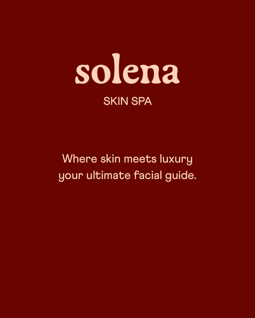 &bull; Where skin meets luxury, your ultimate Solena facial guide. 

Book in for you free skin consultation with us 🤍