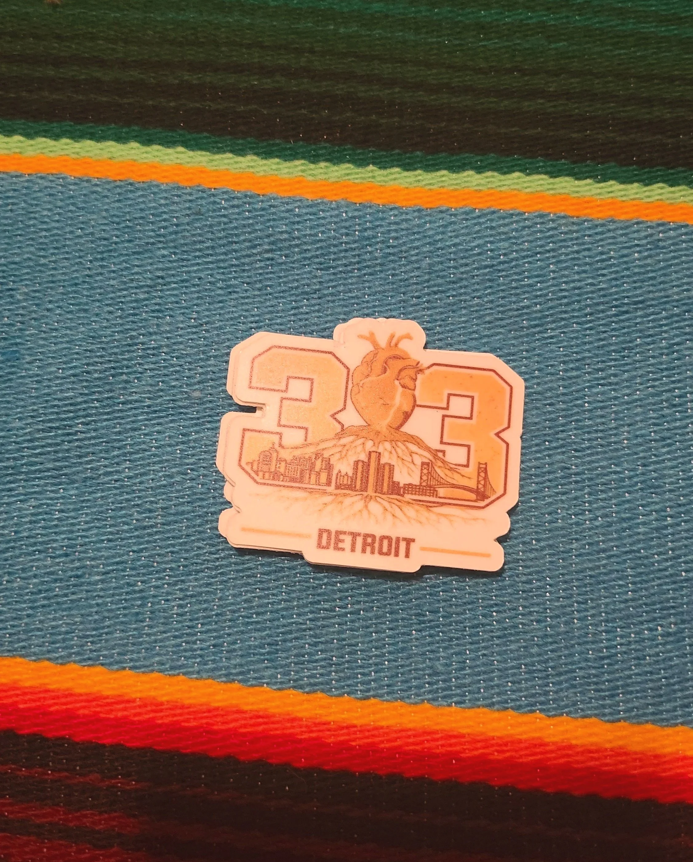 313 CORAZÓN DETROIT STICKER