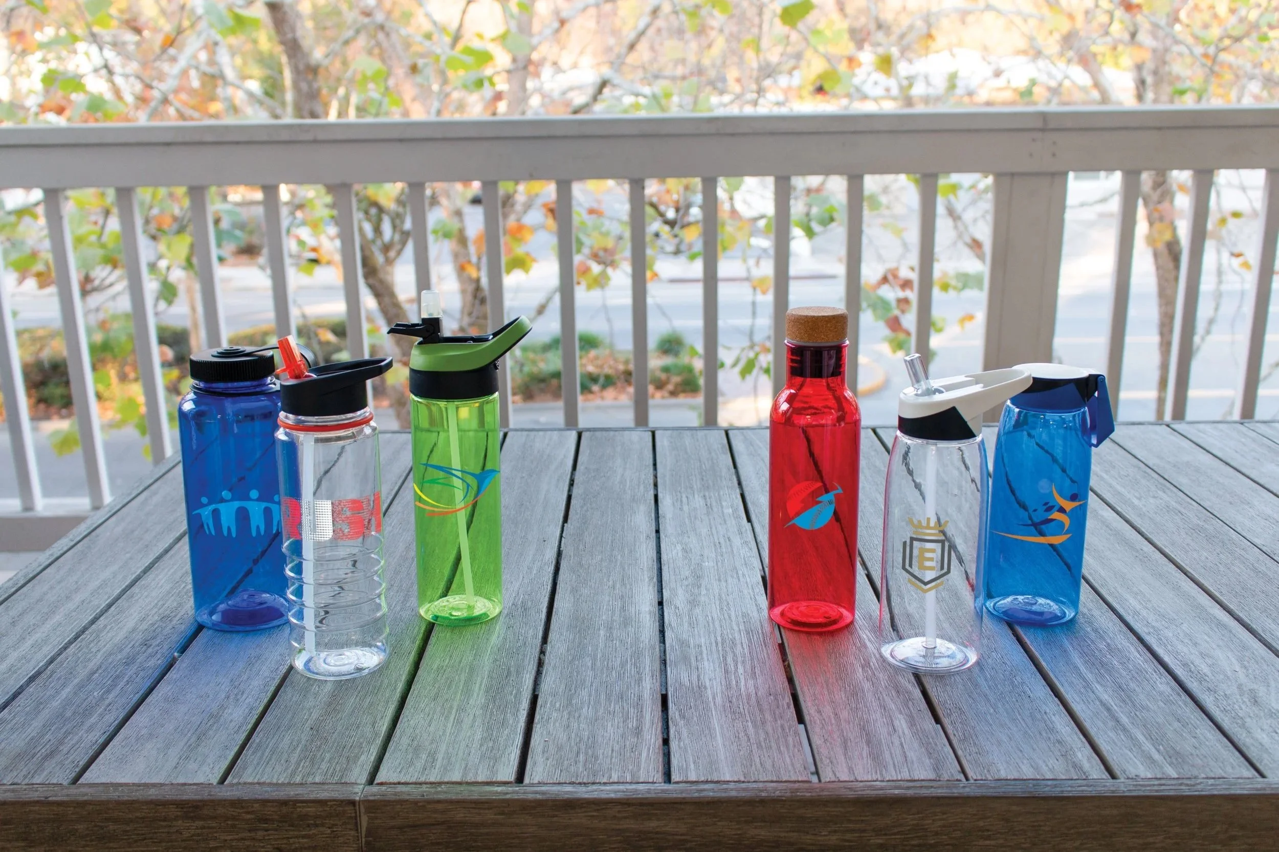 water bottles