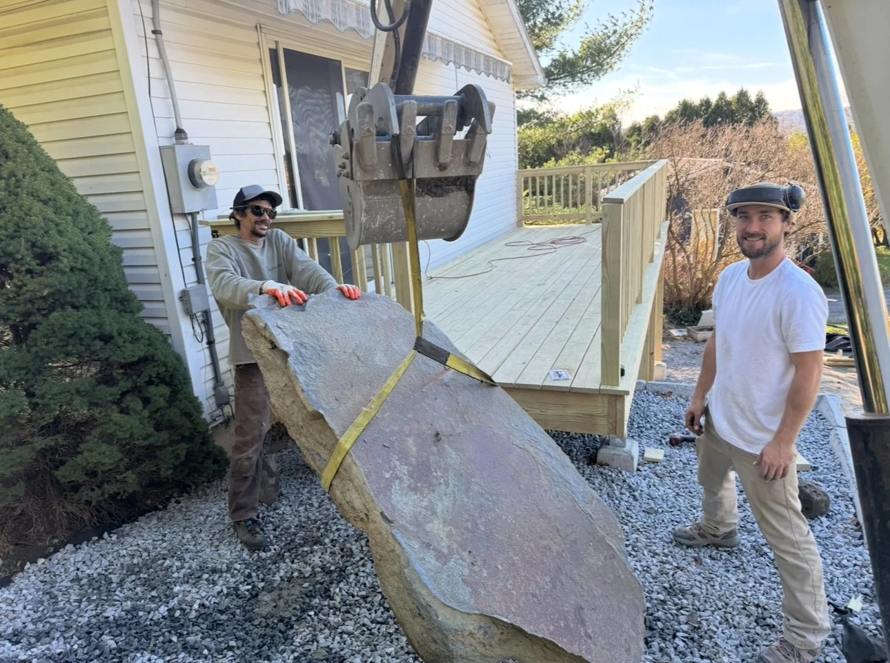 We love natural stone!