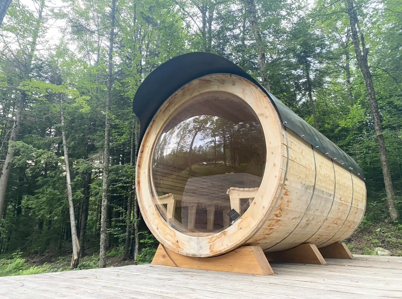 Barrel Wood Fired Steam Room