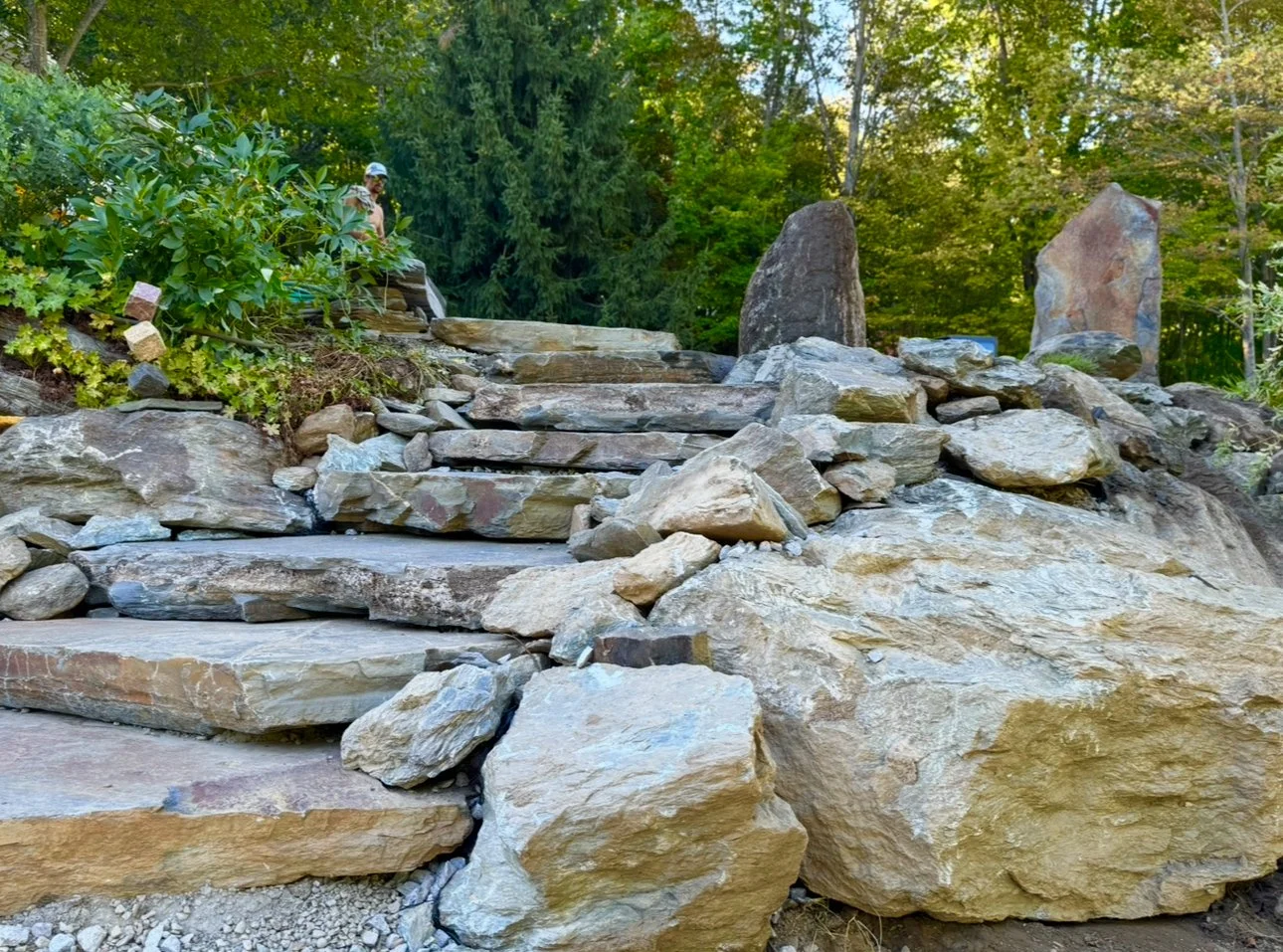 Natural Stone Stairway