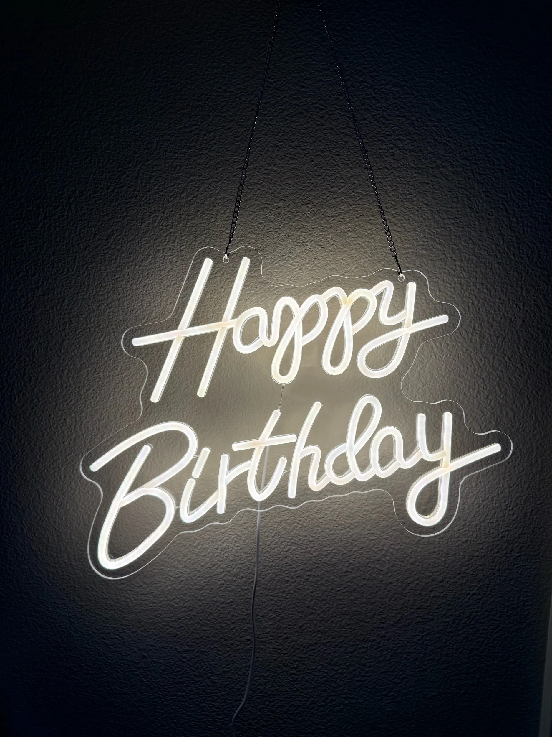 Happy Birthday LED Neon Sign