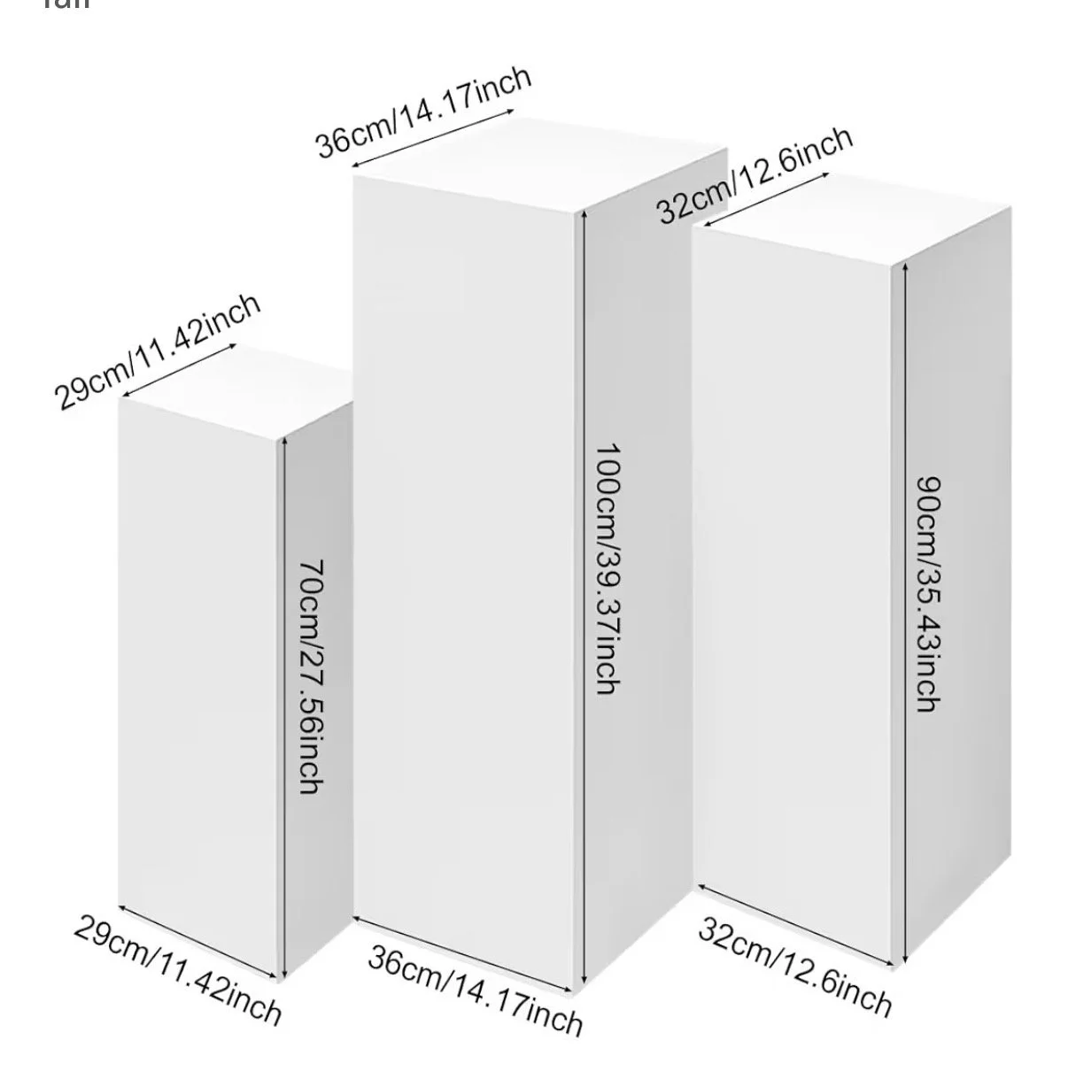 1 Piece Pedestal Stand