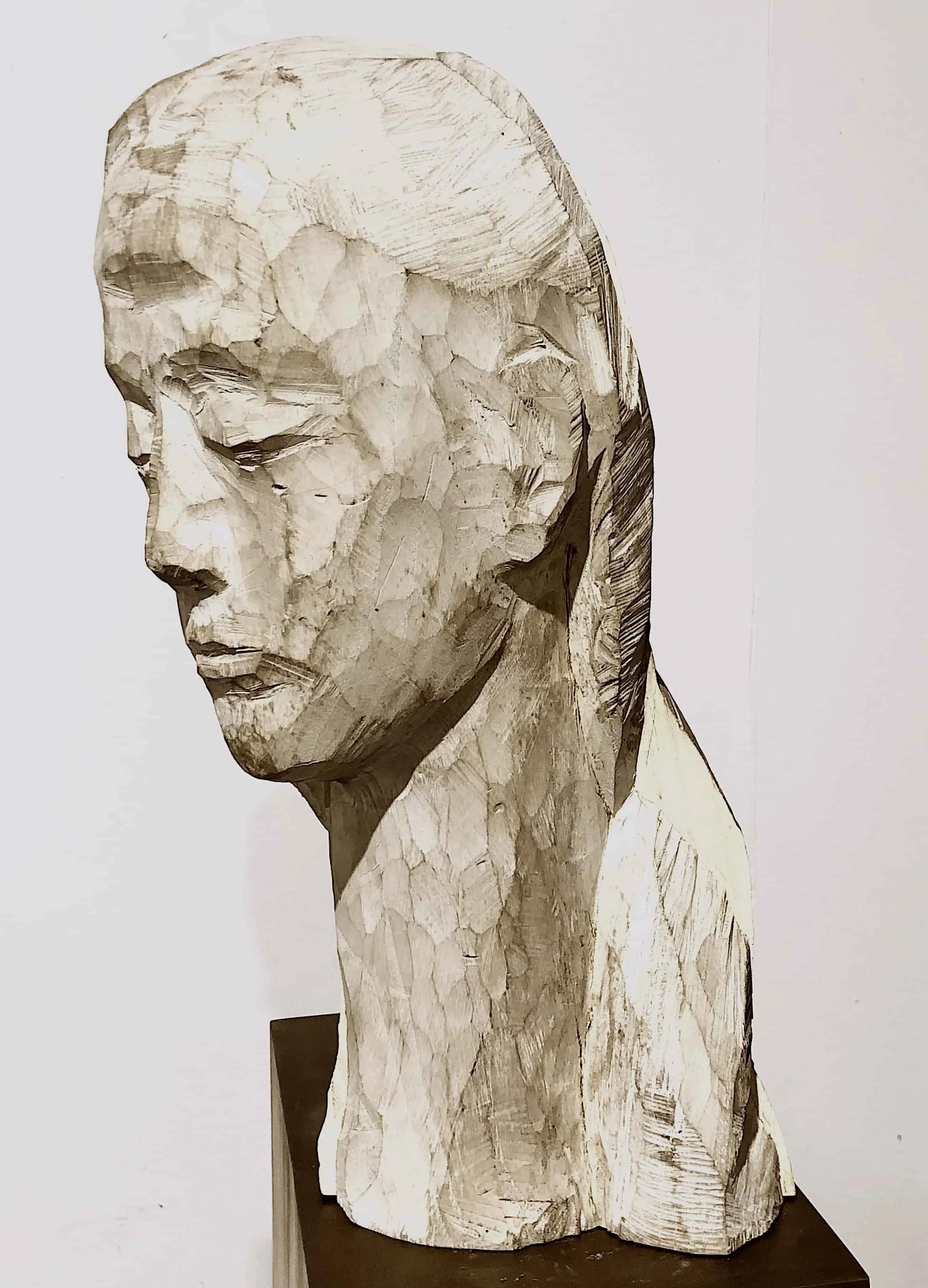 'BEAUTIFUL INSIDE AND OUT', painted woodcarving, Melbourne 2023.