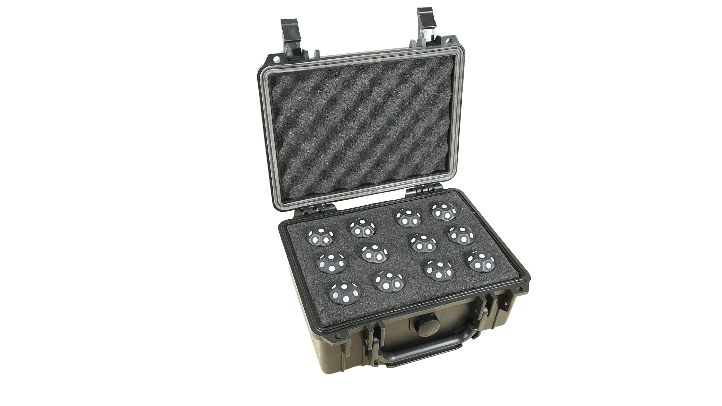 6MM TARGET DOMES - ADHESIVE OR NO MOUNTING [24]