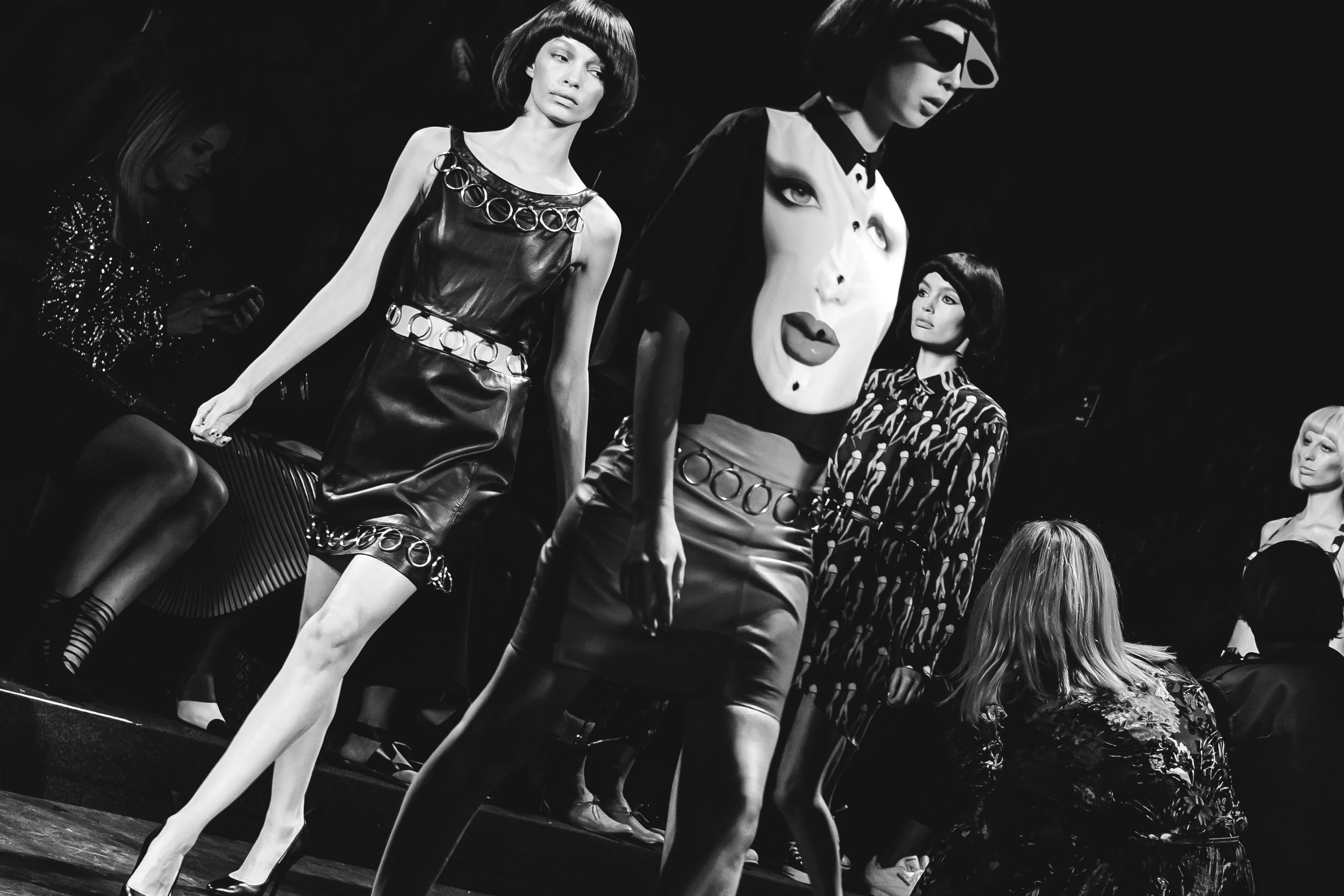 My First Official NYFW show with Jeremy Scott at Moynihan Station