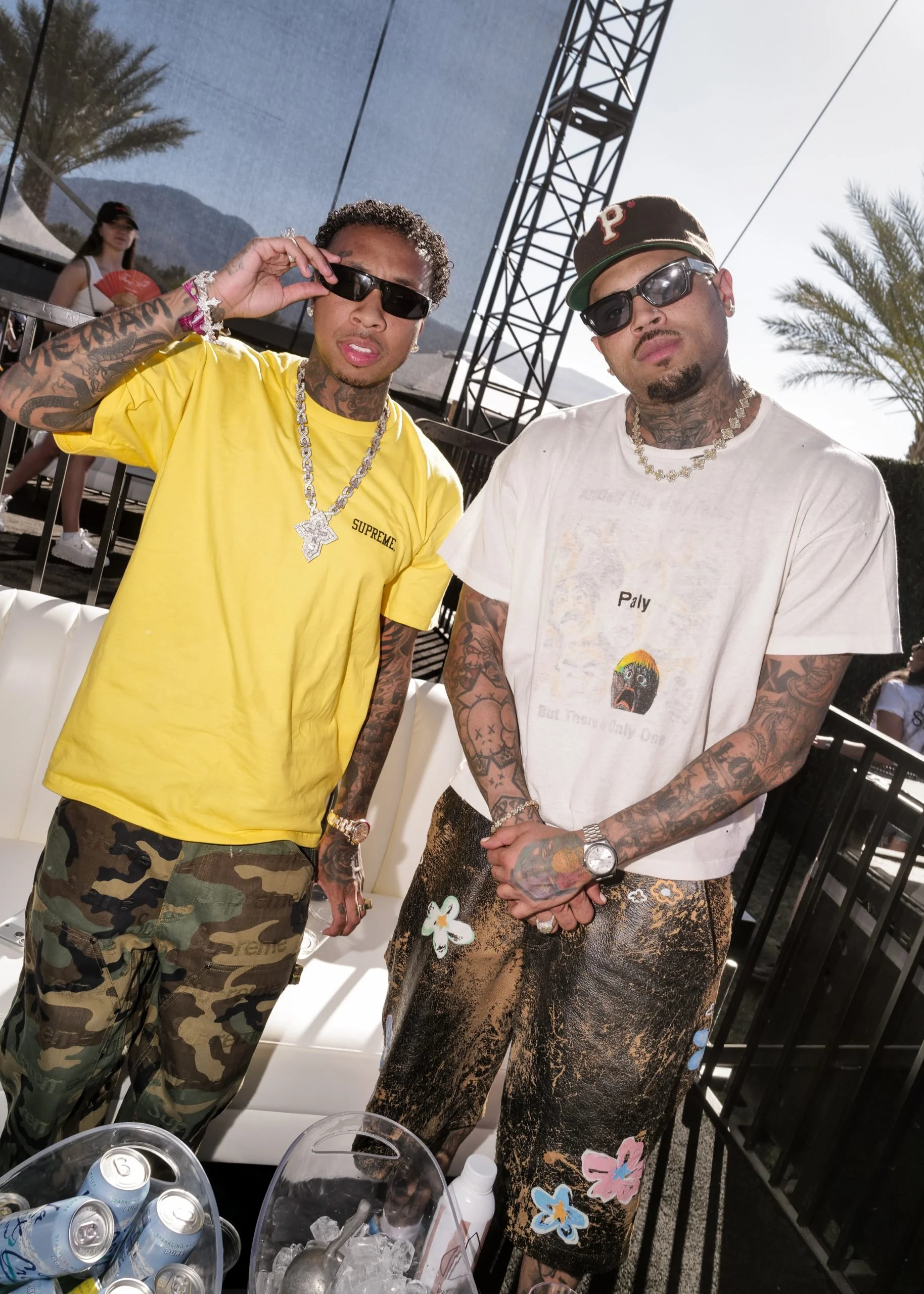 Tyga and Chris Brown.