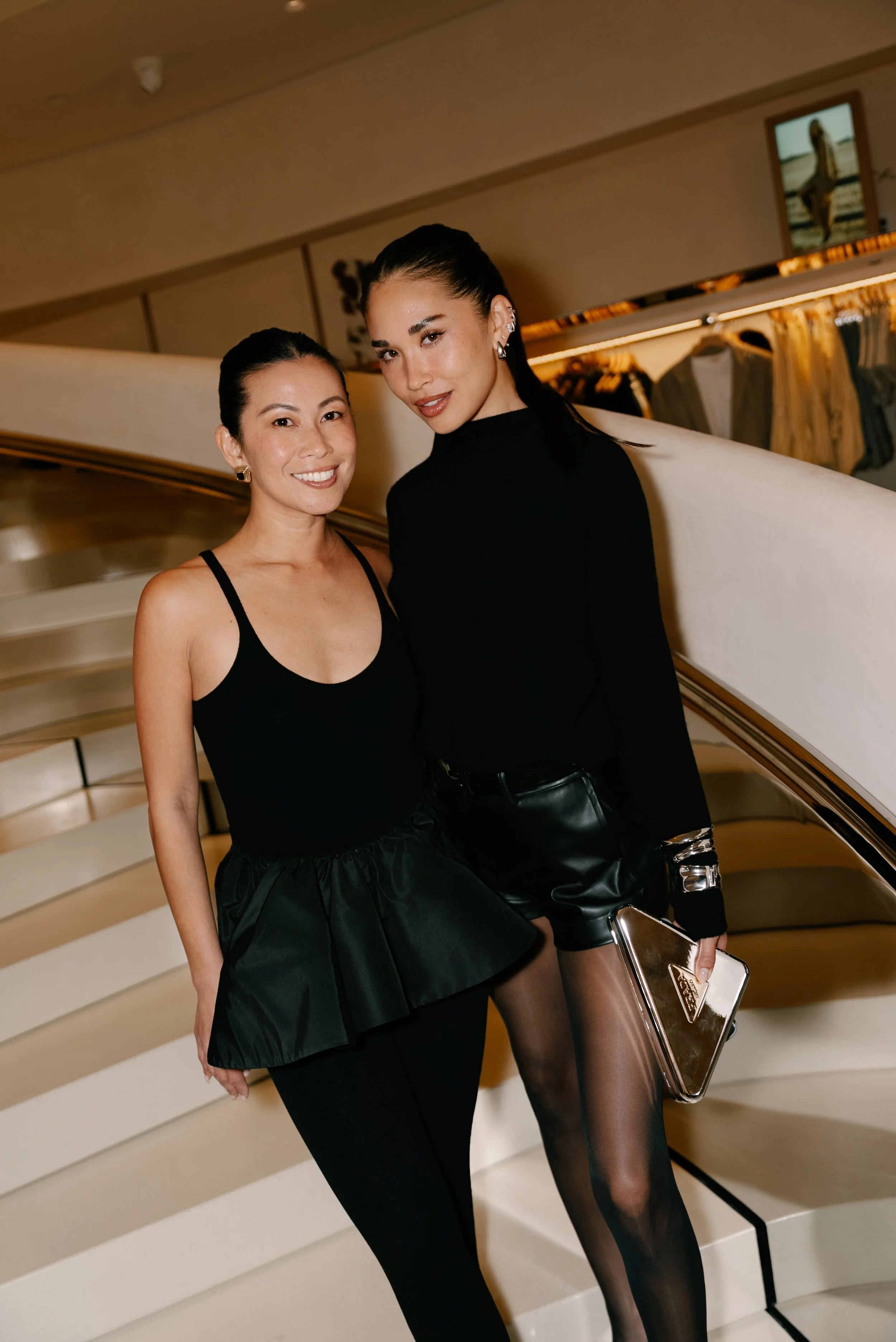 Raissa Gerona, Chief Brand Officer of REVOLVE, and Jocelyn Chew.